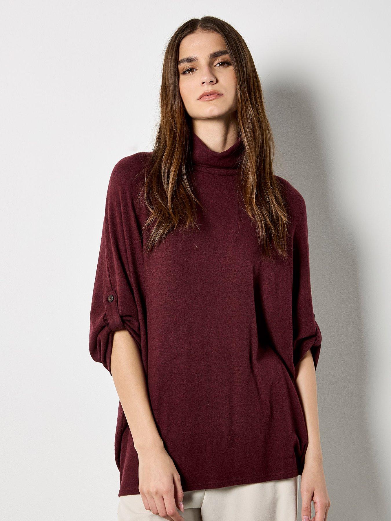 Apricot Apricot Soft Touch High Neck Top