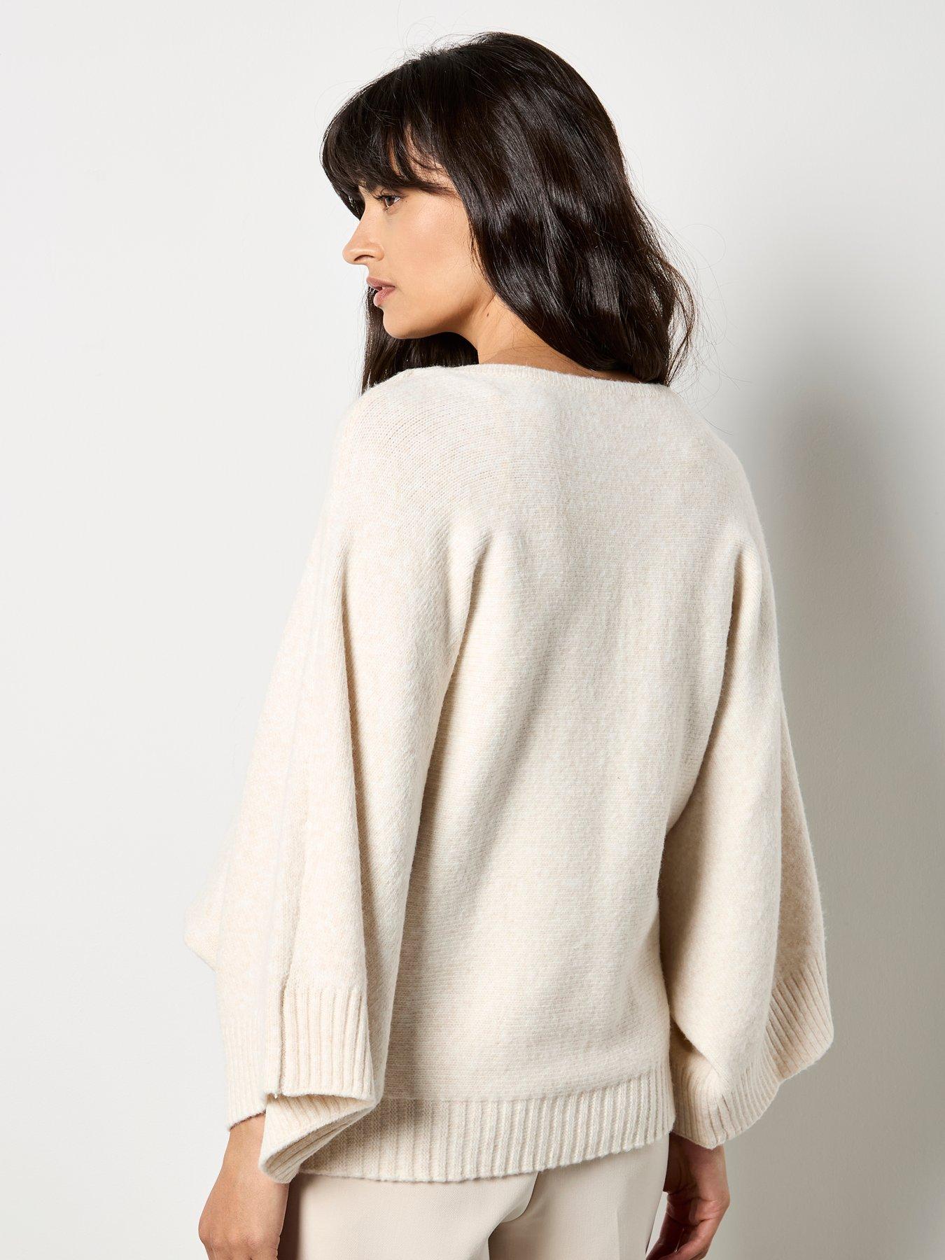 Image 2 of 4 of Apricot Oversized Cape Jumper