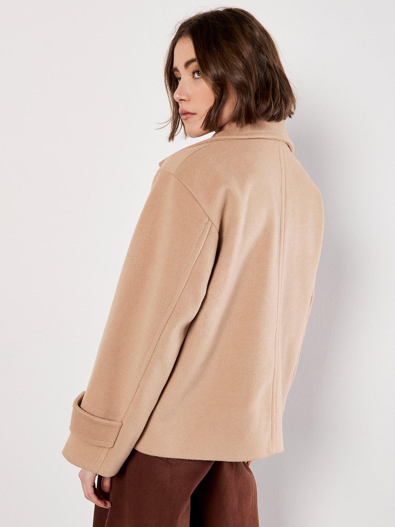 Image 2 of 5 of Apricot Tailored Short Trench Jacket