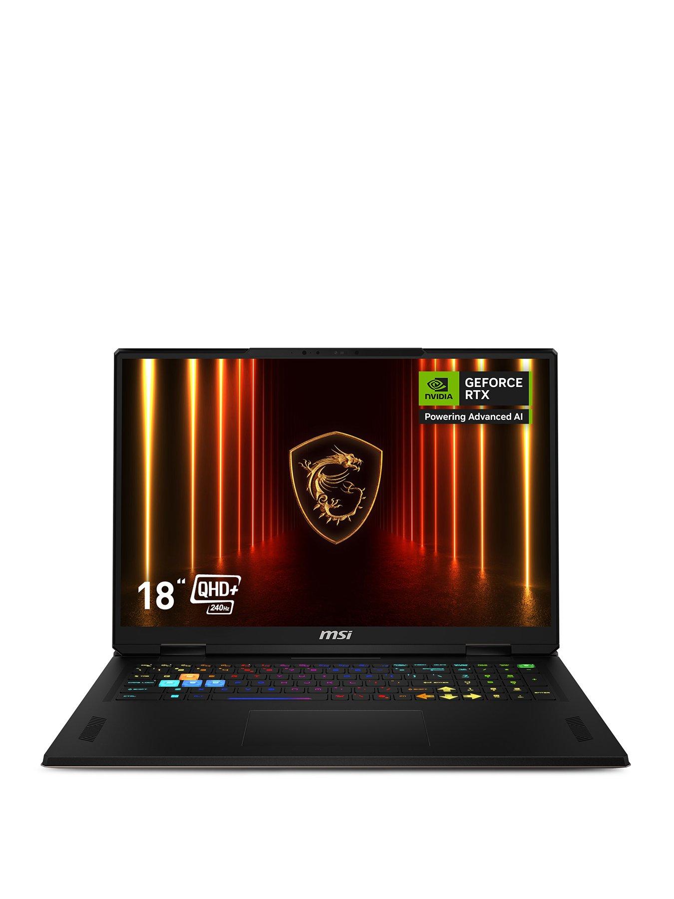 MSI Vector 18 HX AI A2XWJG-804UK - 18in QHD+ 240Hz IPS - GeForce RTX 5090 - Intel Core Ultra 7 - 32GB RAM - 2TB SSD - Gaming Laptop
