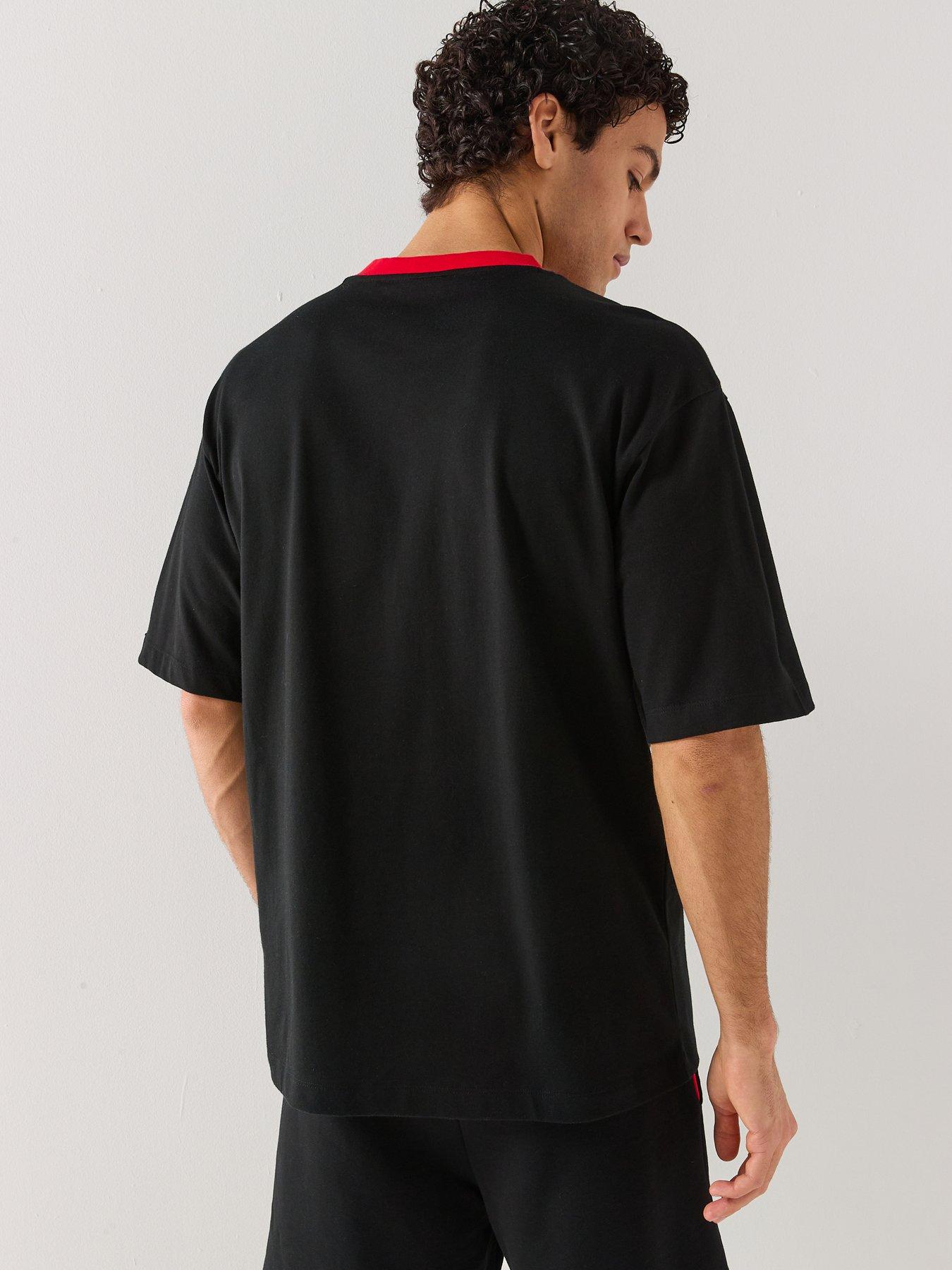 Image 2 of 5 of HUGO X Rb Dedril Relaxed Fit T-Shirt - Black