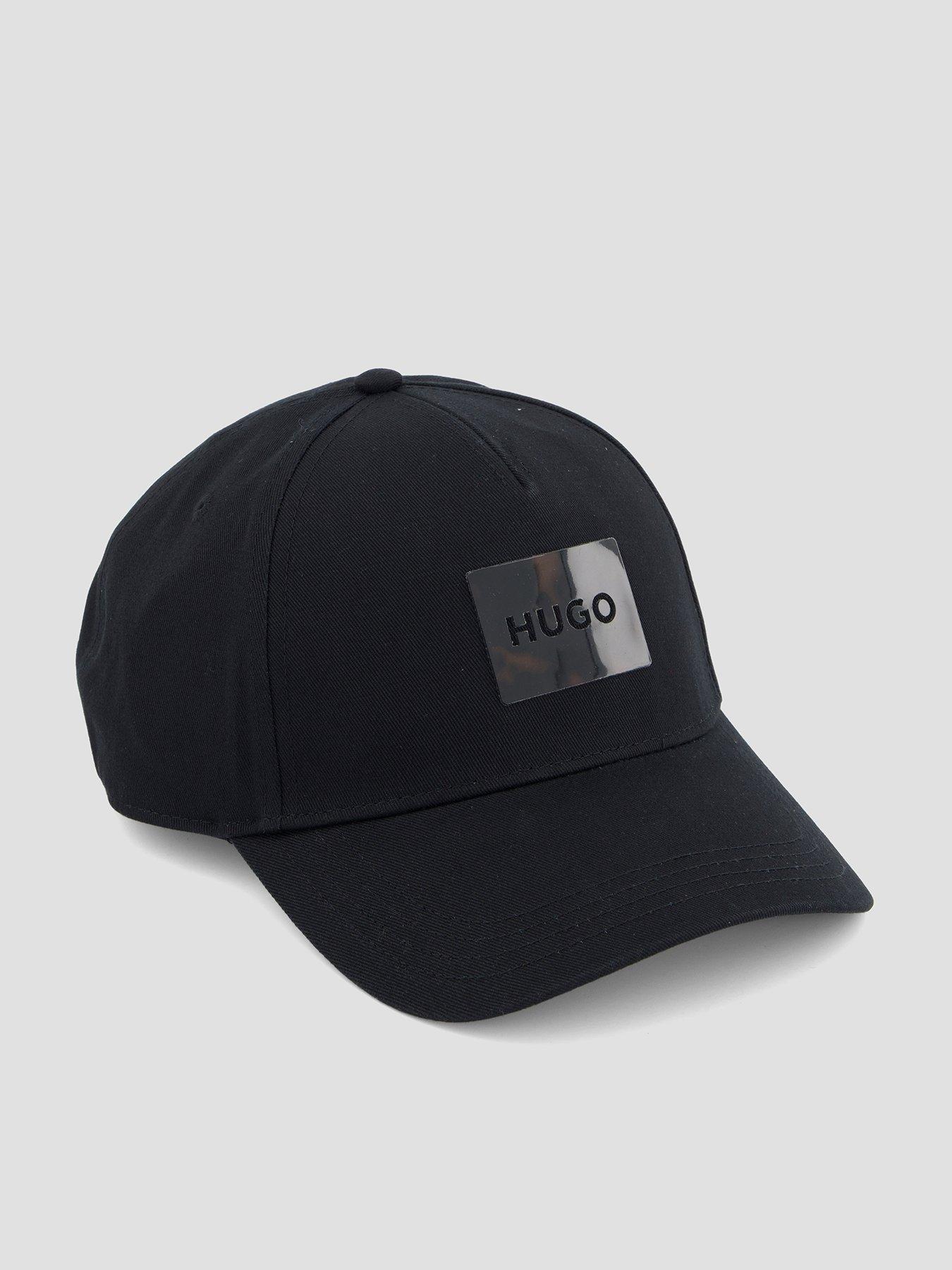 HUGO Jude Tortoise Shell Badge Cap - Black
