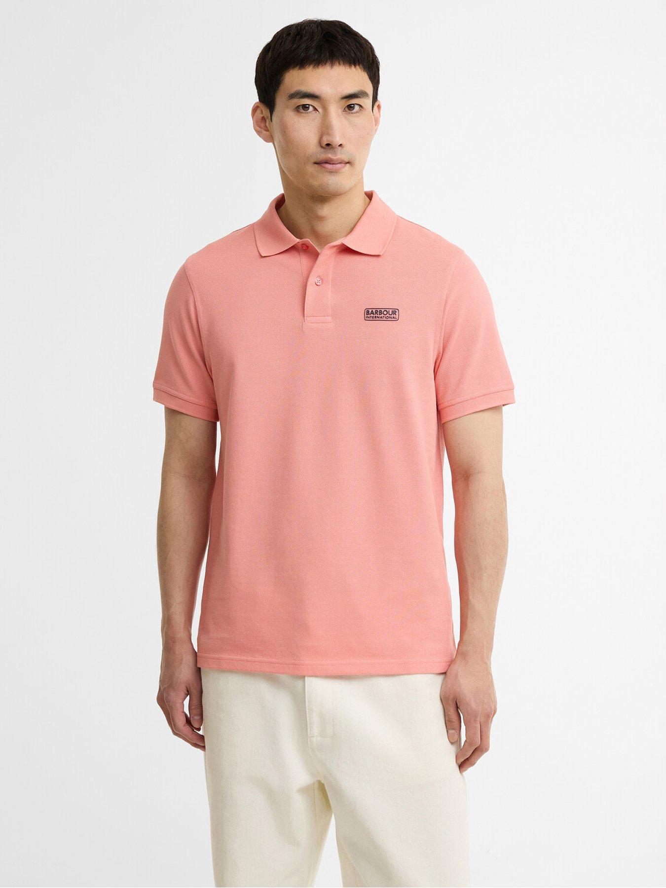 Barbour International Essential Tailored Polo Shirt - Pink