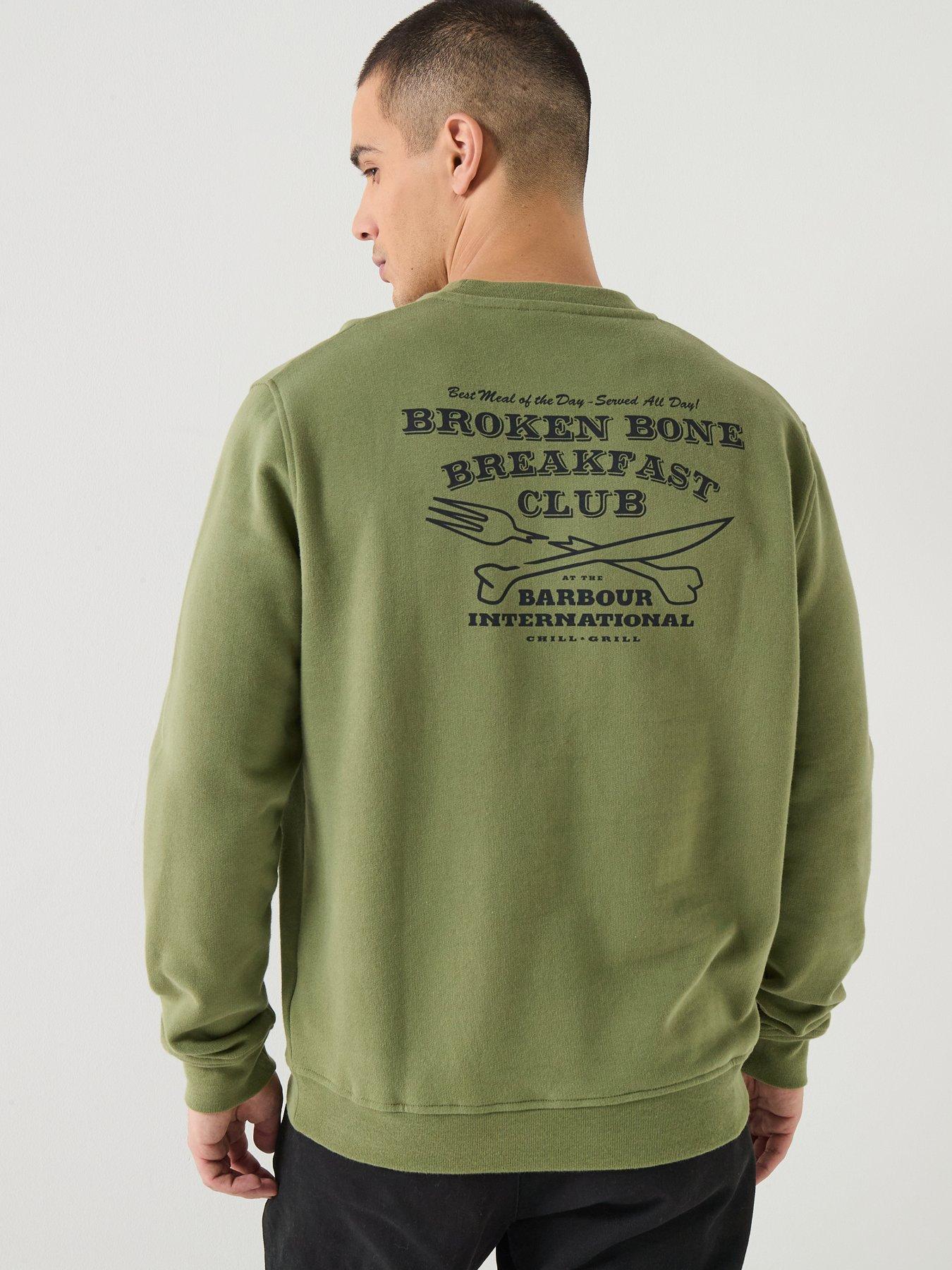 Barbour International: Authentics Staithes Graphic Sweatshirt - Green