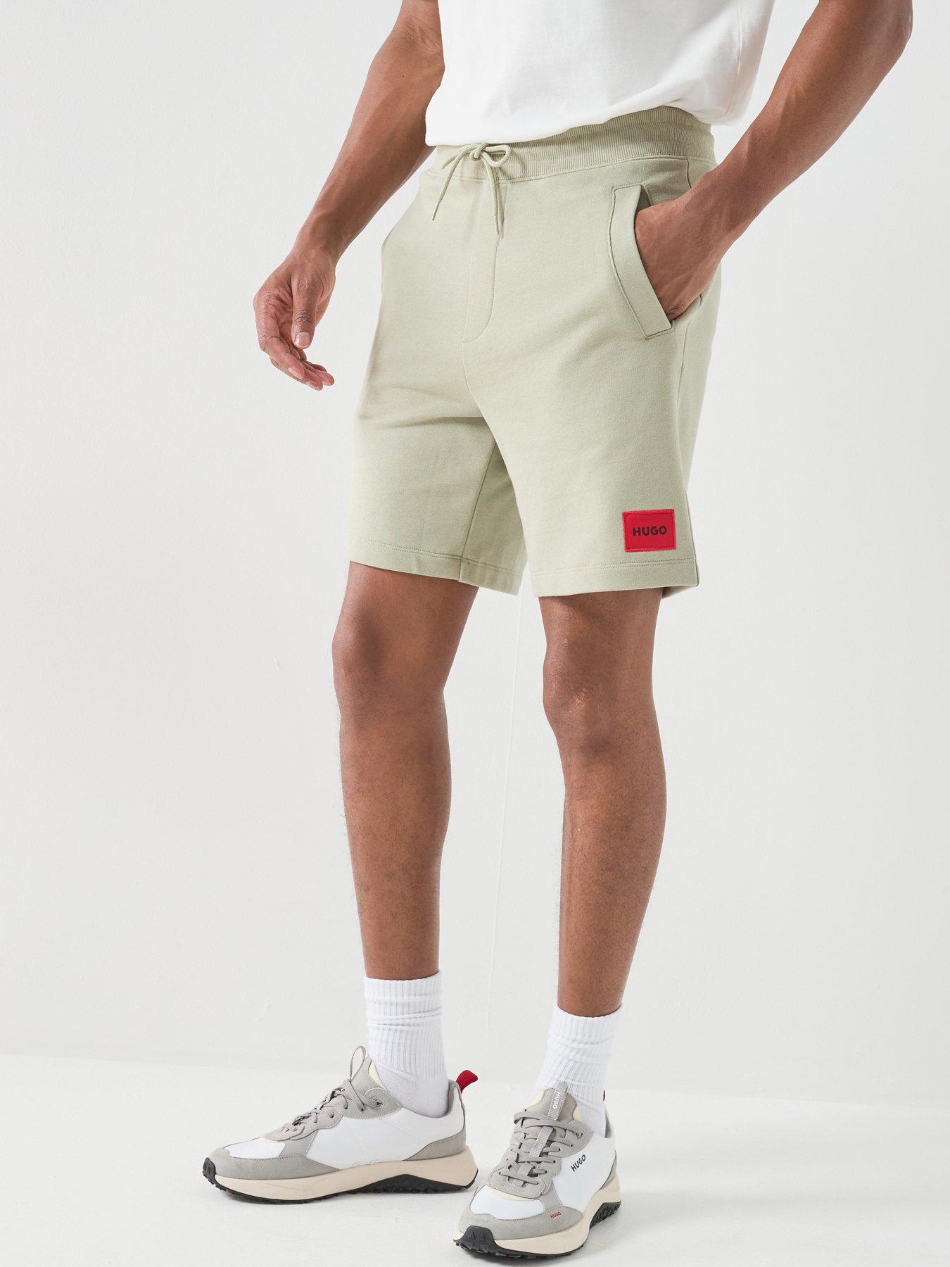 HUGO HUGO Diz222 Regular Fit Jersey Shorts - Light Green