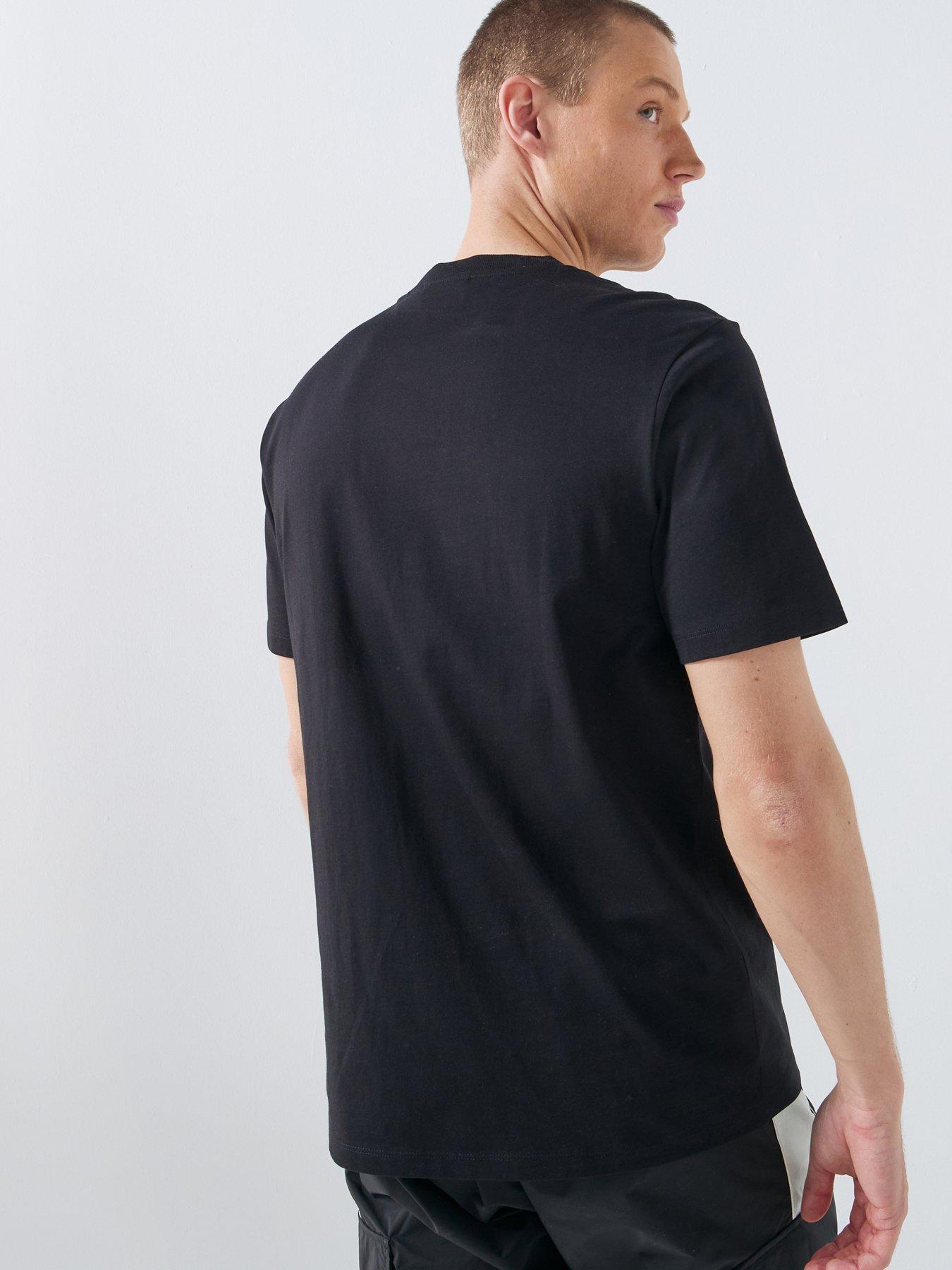 Image 2 of 5 of HUGO Darusi Centre Logo Regular Fit T-Shirt - Black