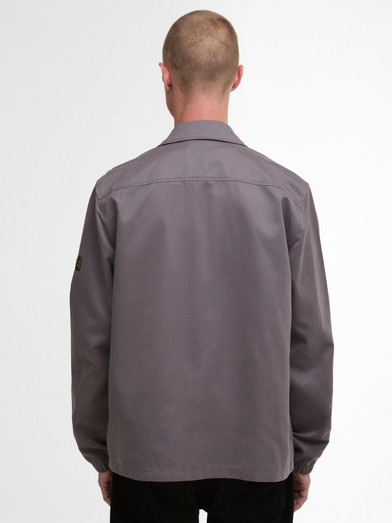 Image 2 of 6 of Barbour International Coil Overshirt - Purple