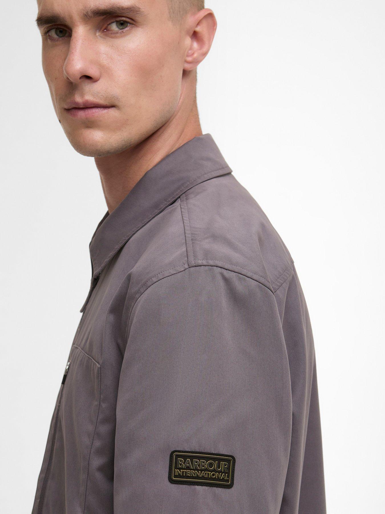 Image 4 of 6 of Barbour International Coil Overshirt - Purple