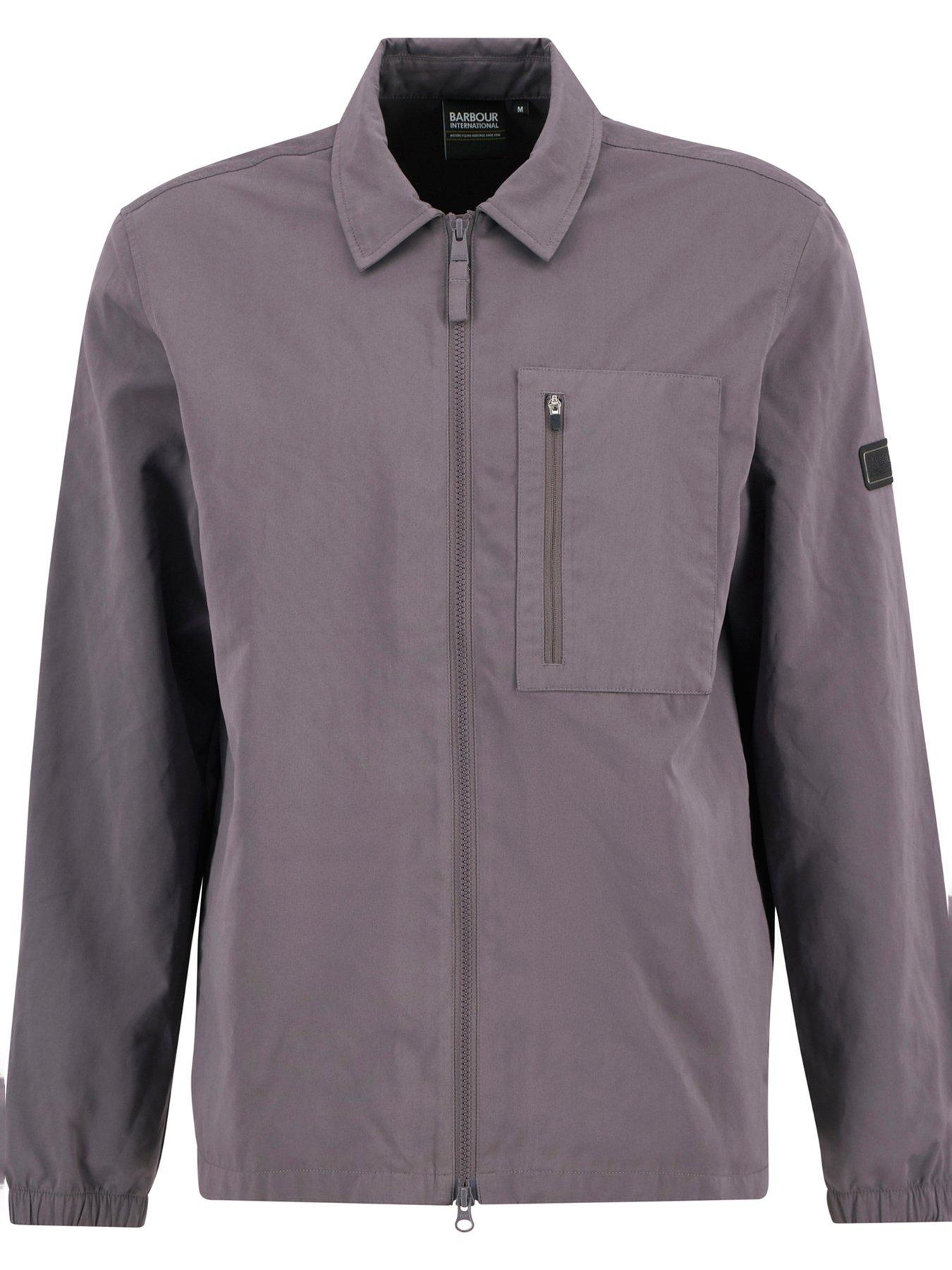 Image 6 of 6 of Barbour International Coil Overshirt - Purple