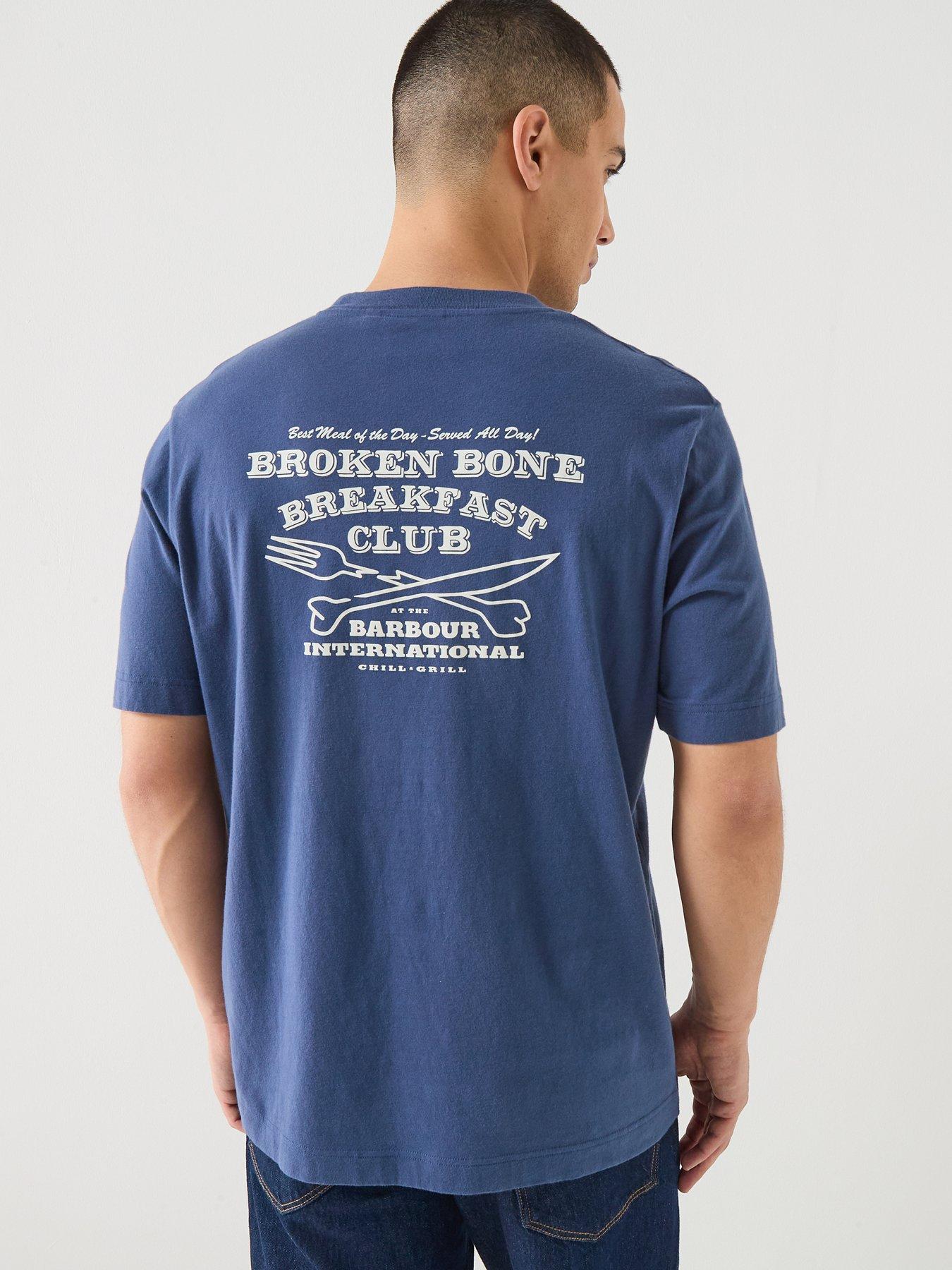 Barbour International Staithes Graphic Relaxed T-Shirt - Blue