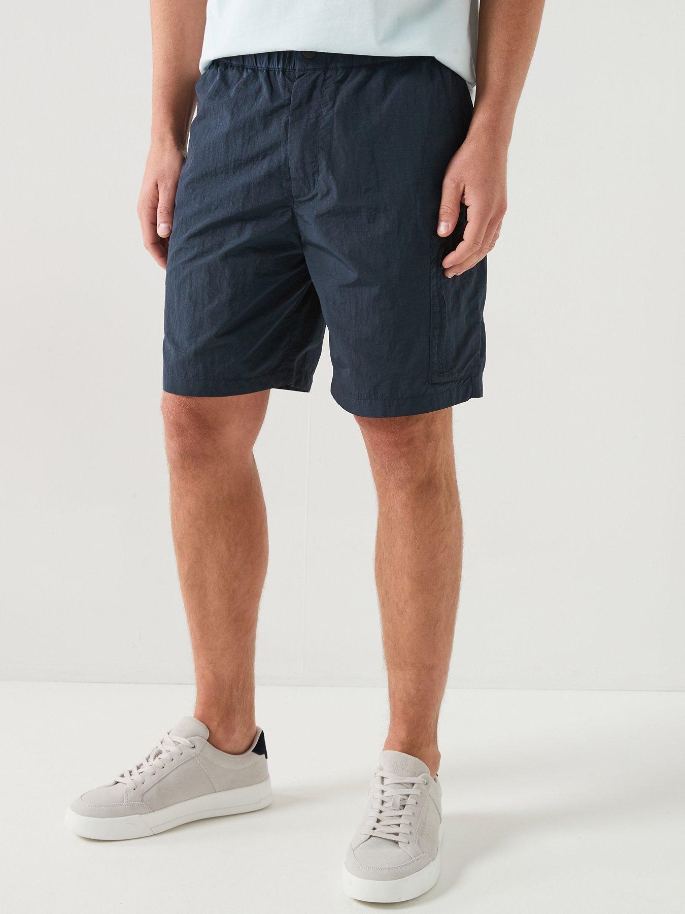 Barbour International Inline Shorts, Navy, Size L, Men