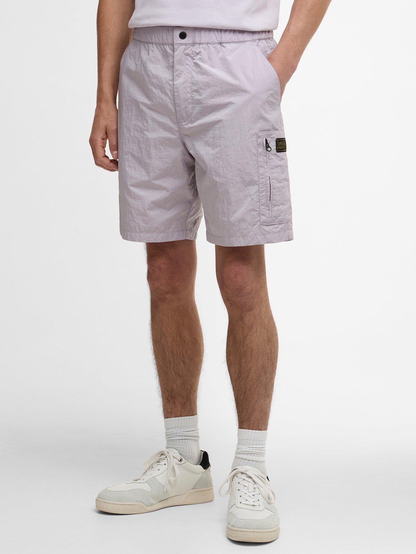 Barbour International Inline Relaxed Shorts, Purple, Size 2Xl, Men