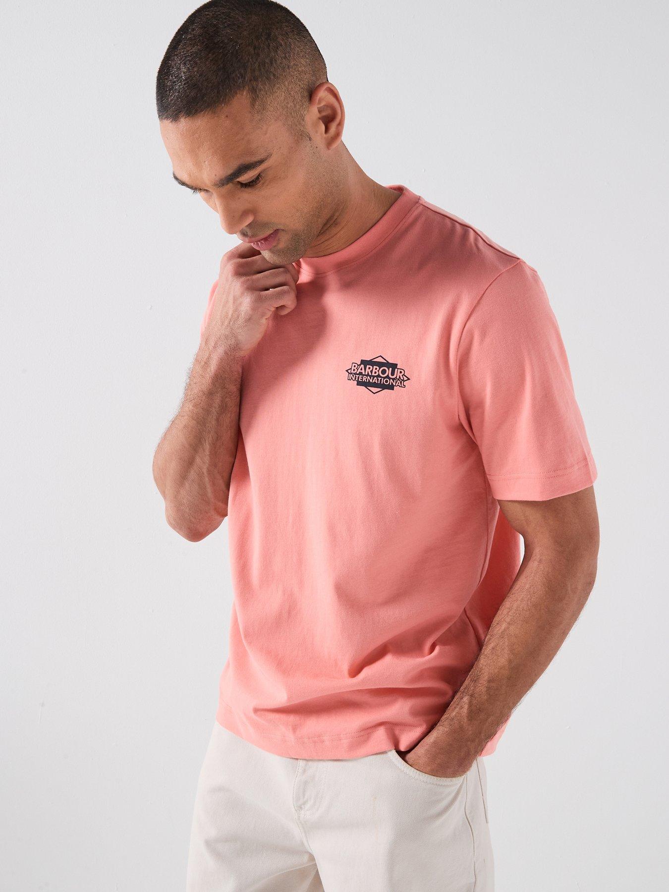 Barbour International Wilmslow Graphic Relaxed T-Shirt - Pink