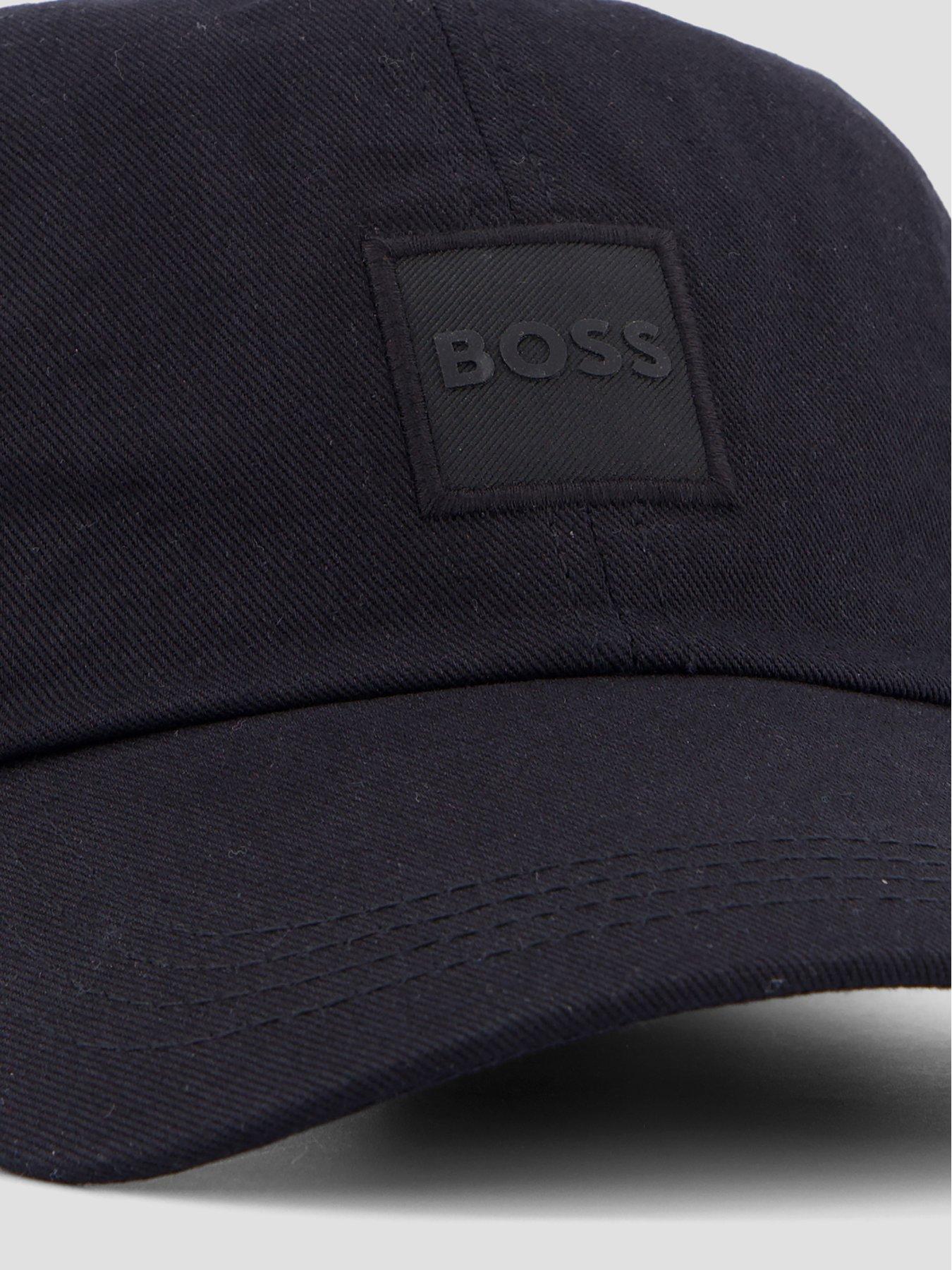 Image 3 of 4 of BOSS Derrel-Pl Tonal Badge Logo Baseball Cap - Black