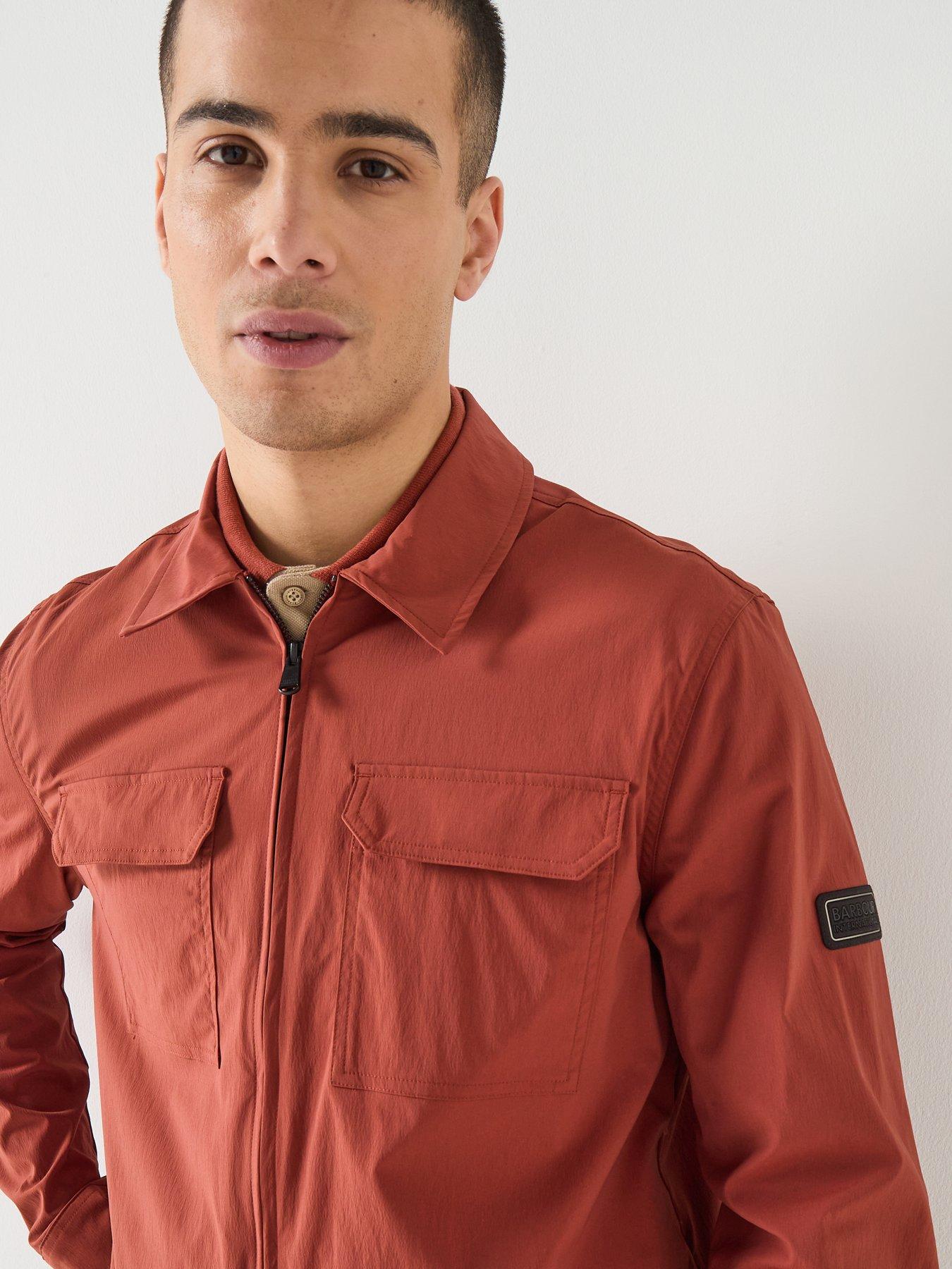 Image 5 of 6 of Barbour International Tucson Overshirt - Dark Orange