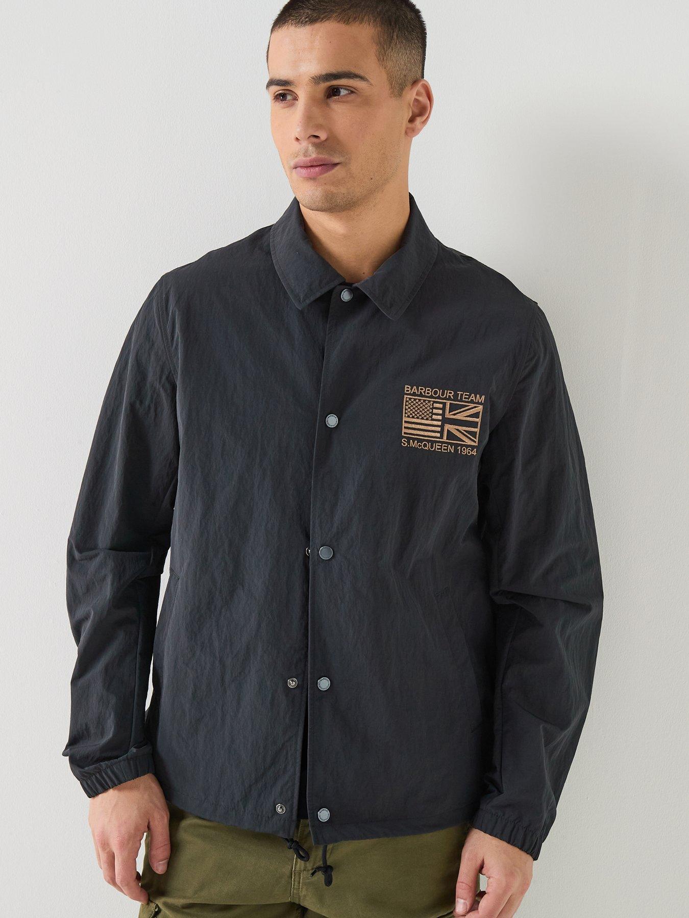 Barbour International Coach Casual Steve Mcqueen Jacket - Black