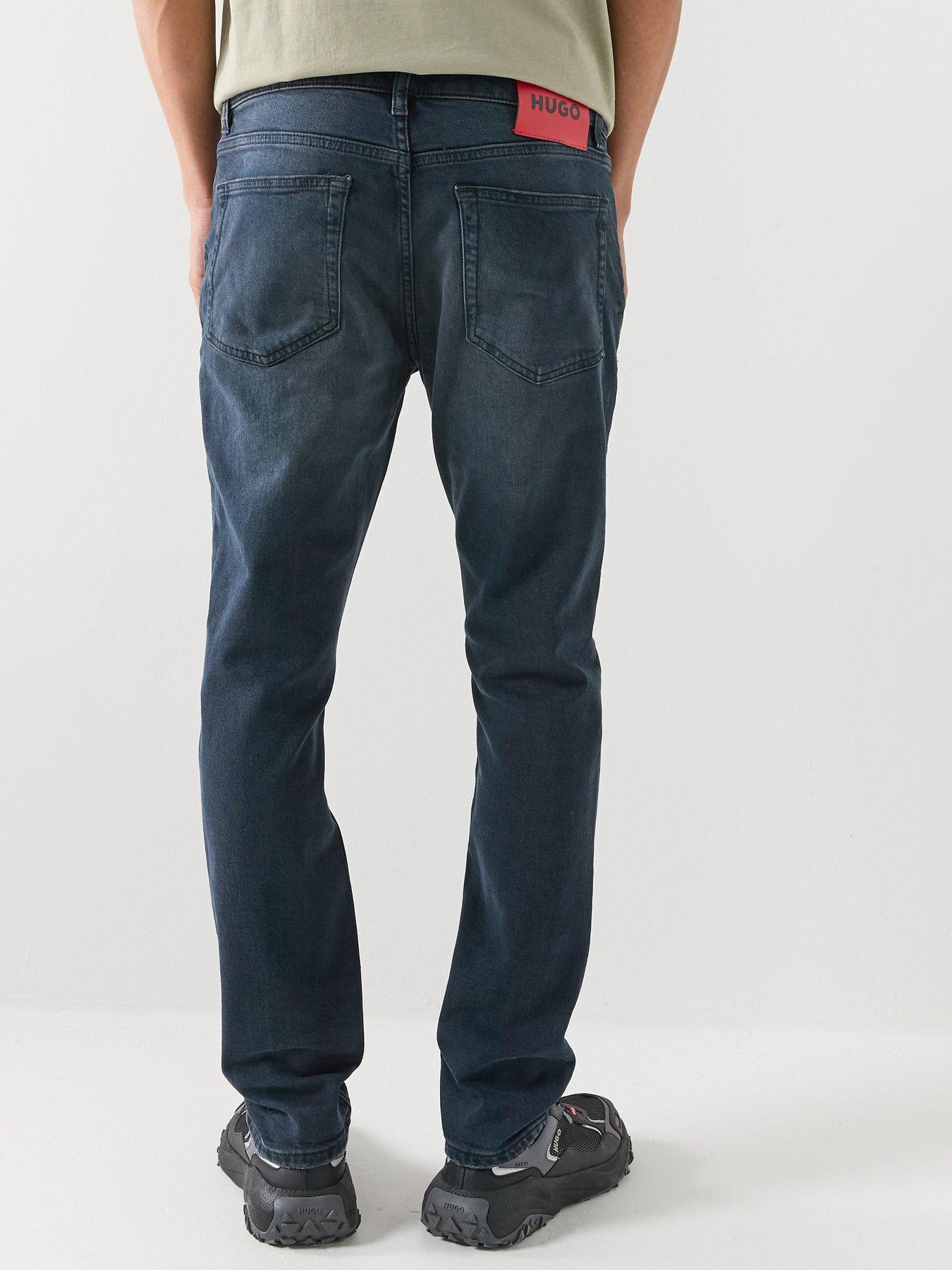 Image 4 of 5 of HUGO 734 Extra-Slim Fit Jeans - Dark Blue
