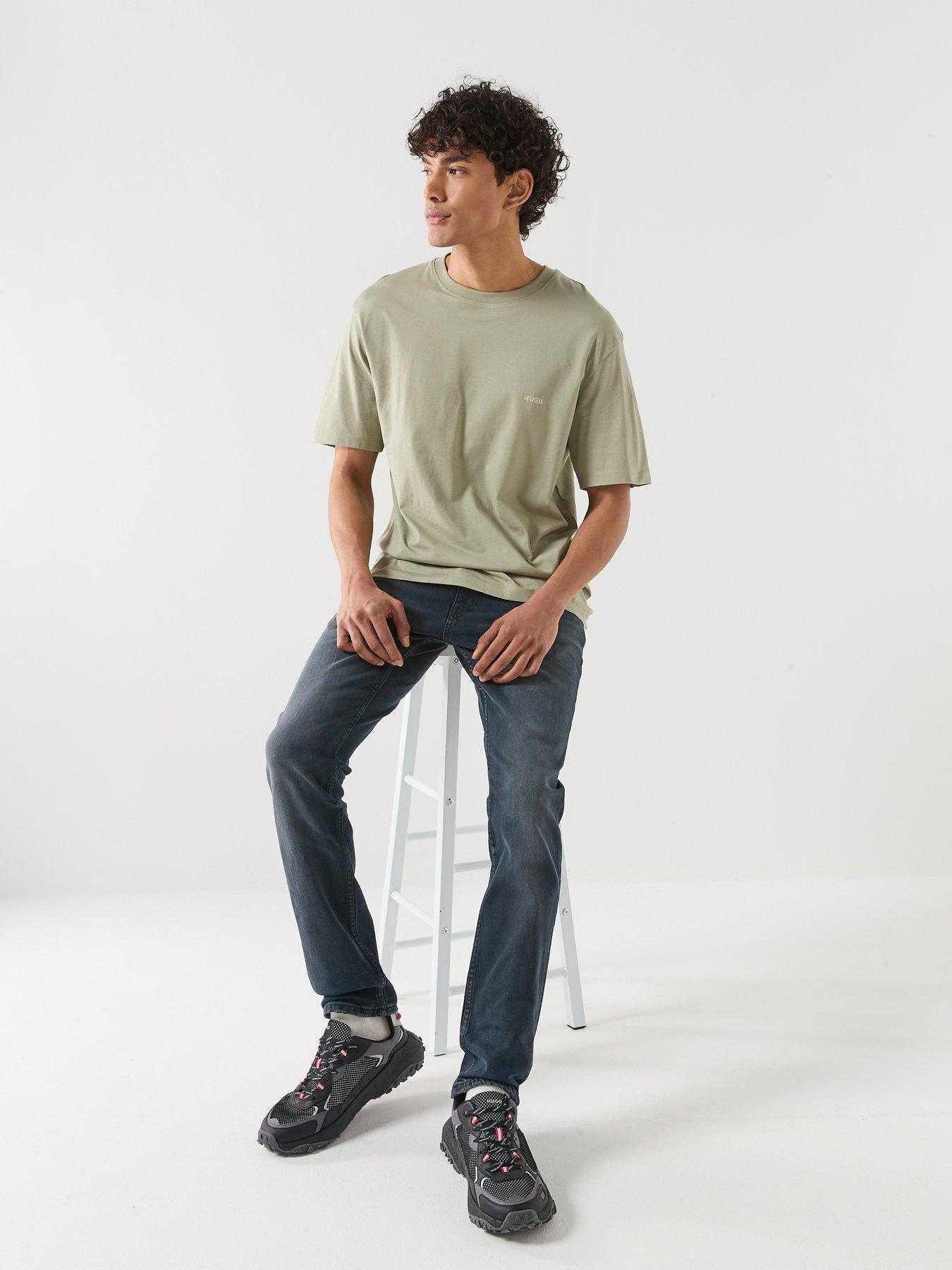 Image 5 of 5 of HUGO 734 Extra-Slim Fit Jeans - Dark Blue