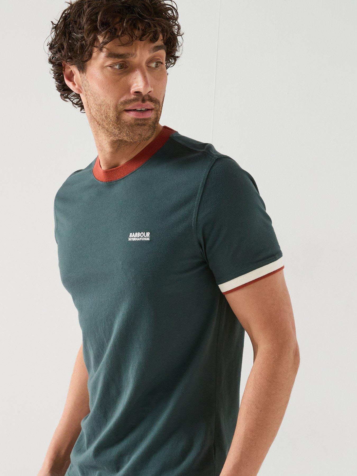 Image 6 of 6 of Barbour International Howall T-Shirt - Dark Green
