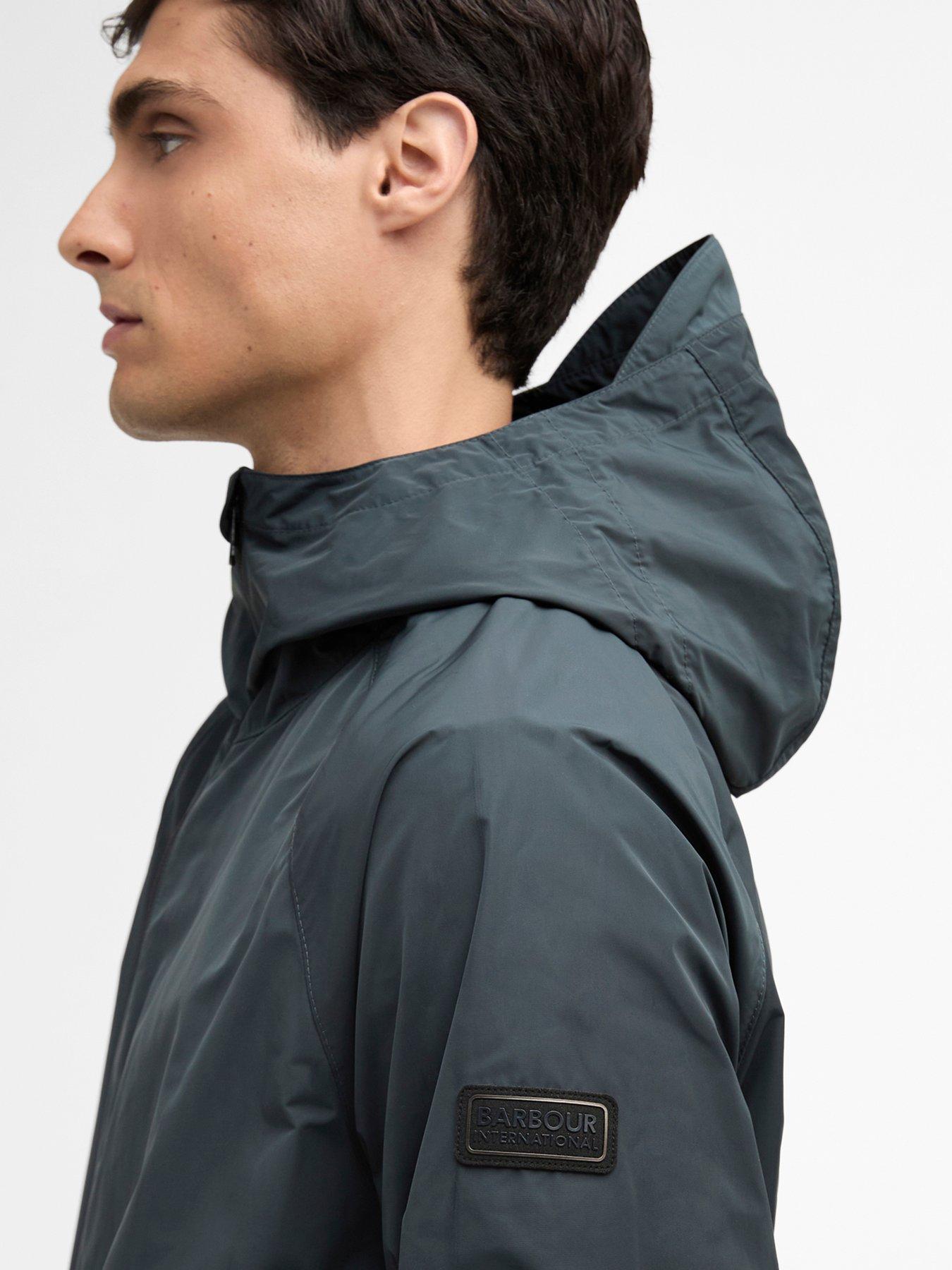 Image 4 of 6 of Barbour International Peckett Showerproof Jacket - Green