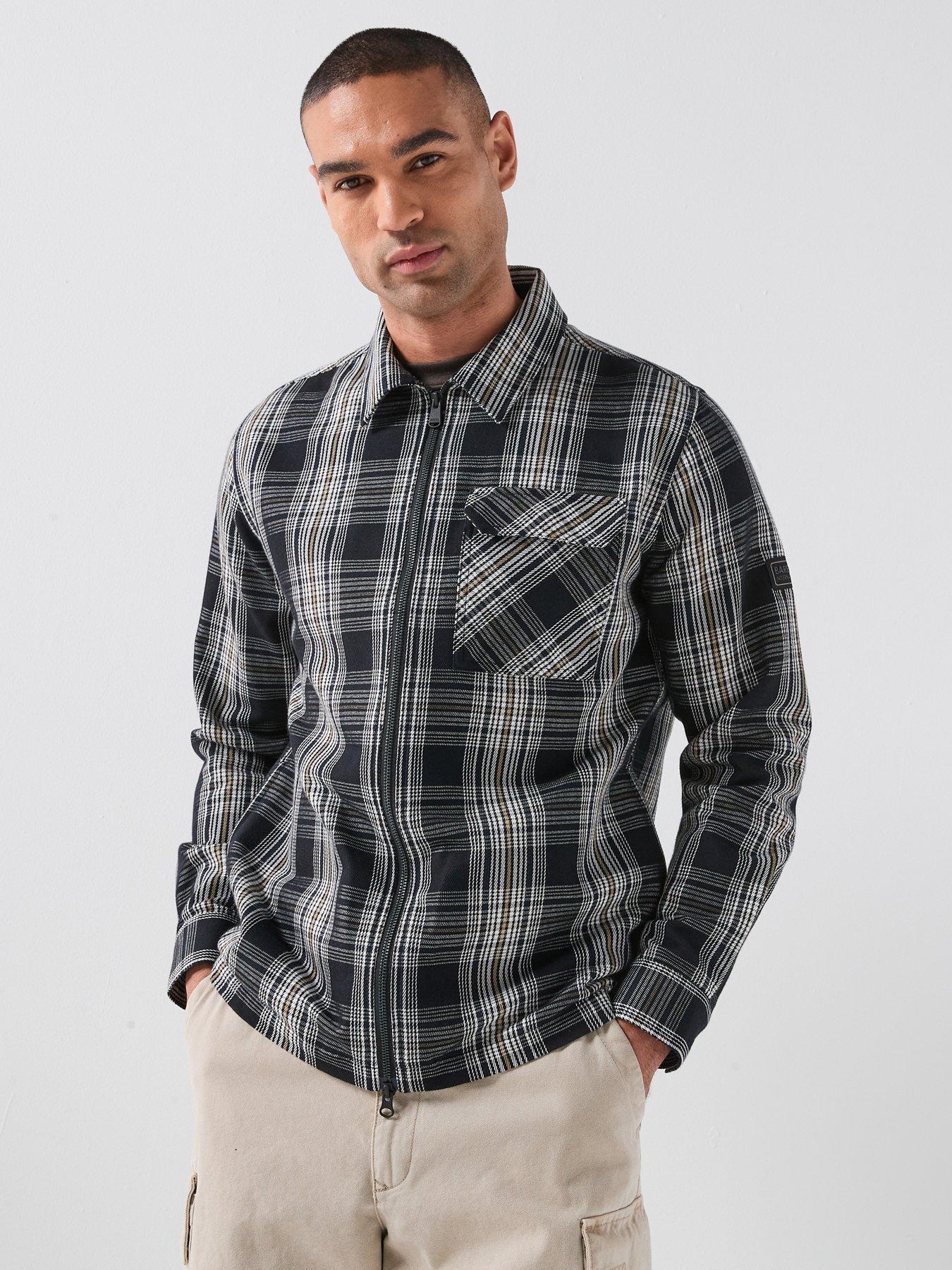 Image 1 of 6 of Barbour International Seafileld Overshirt - Black