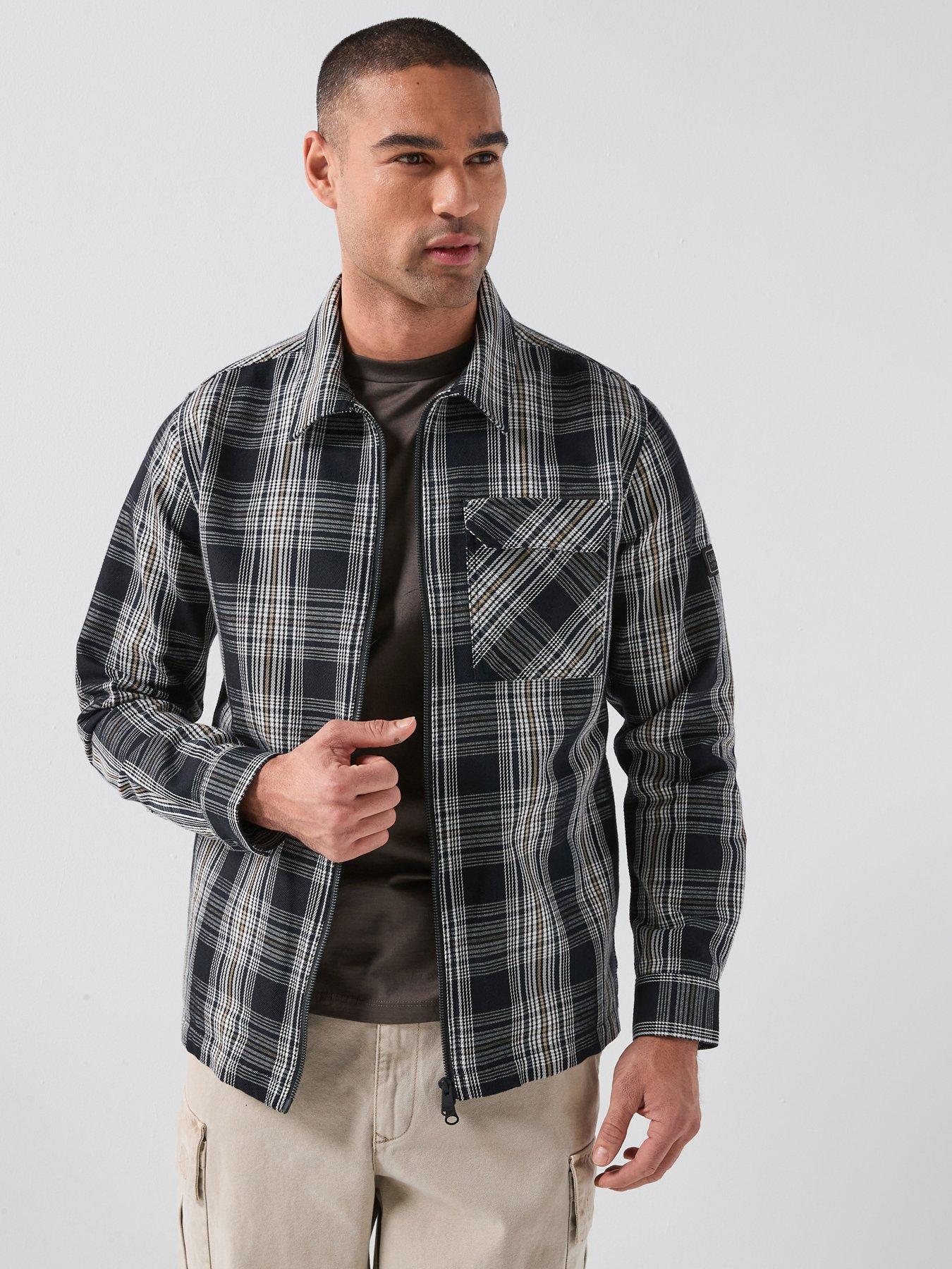 Image 6 of 6 of Barbour International Seafileld Overshirt - Black