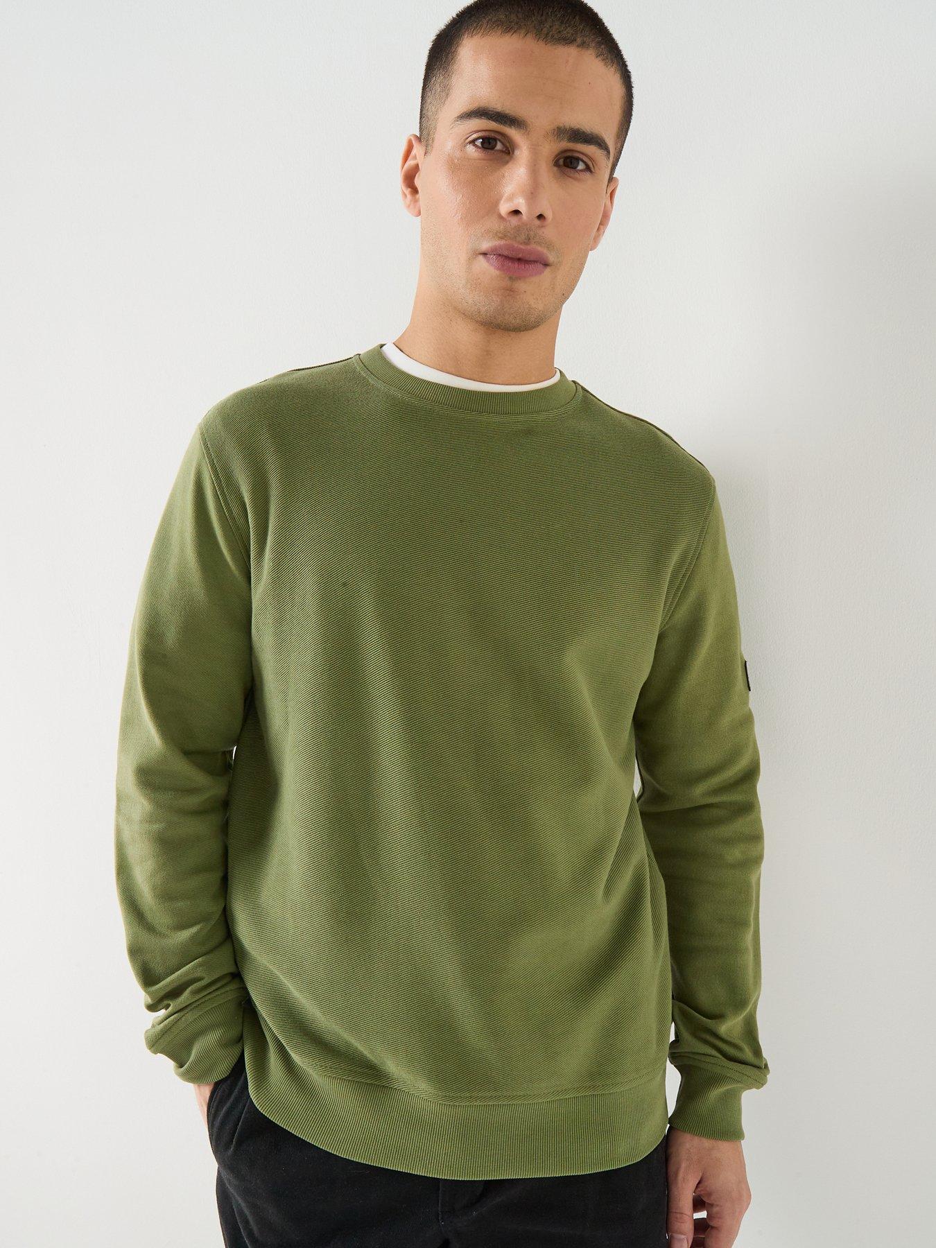 Barbour International Kaspain Crew Sweatshirt, Dark Green, Size Xl, Men