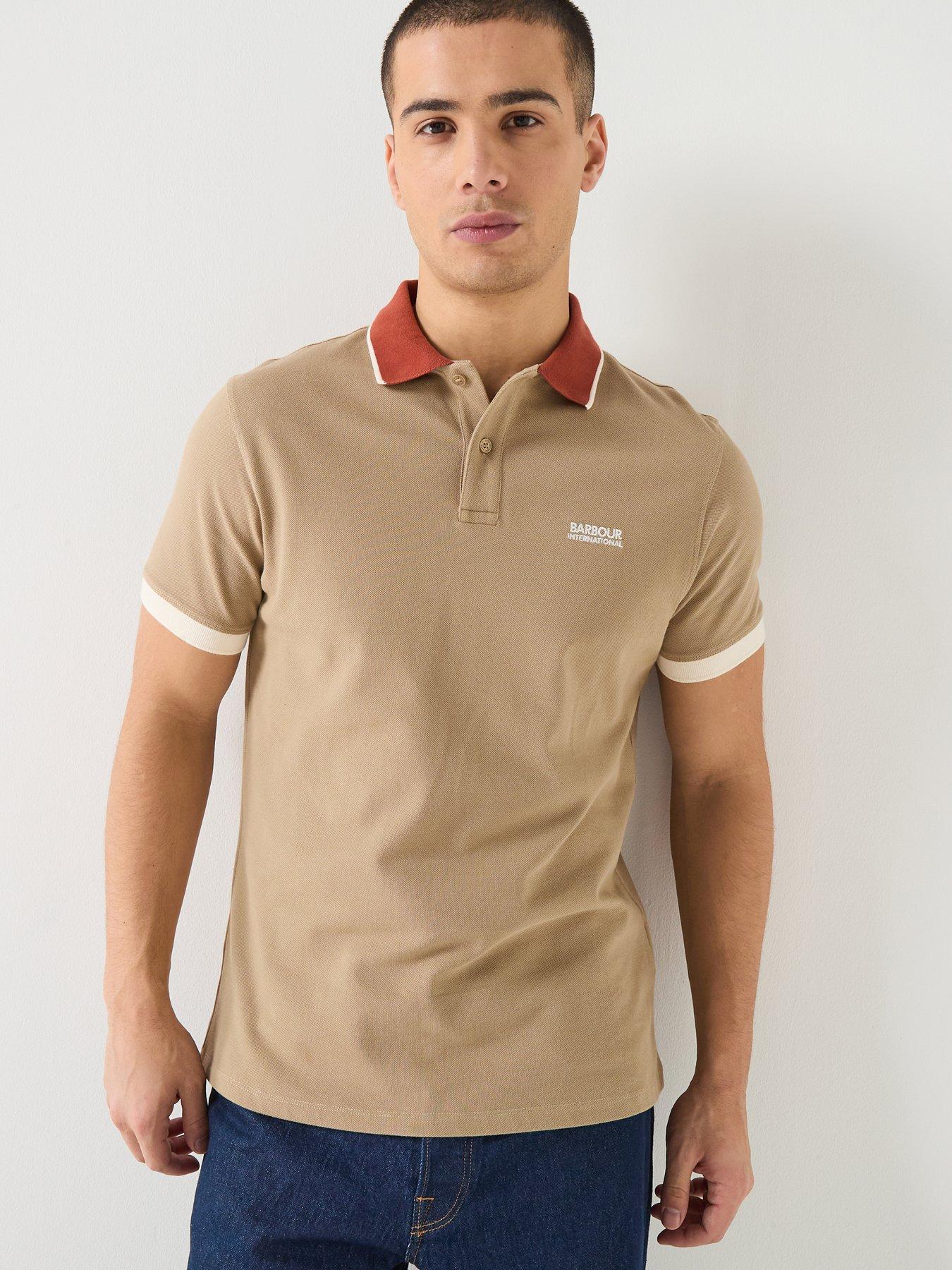 Barbour International Howall Tailored Polo Shirt - Beige