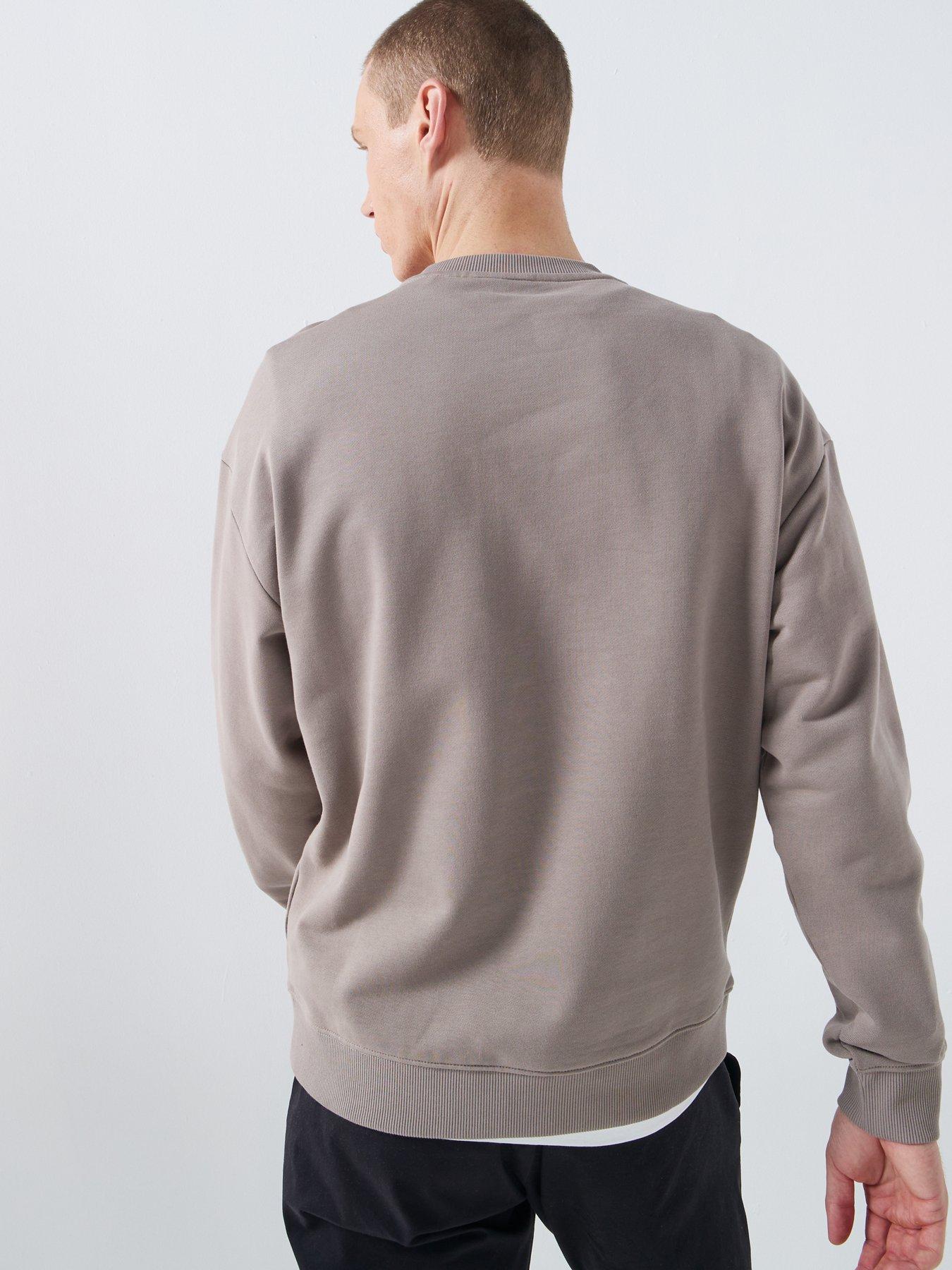 Image 2 of 5 of HUGO Daylo Relaxed Fit Tortoiseshell Logo Sweat - Light Brown