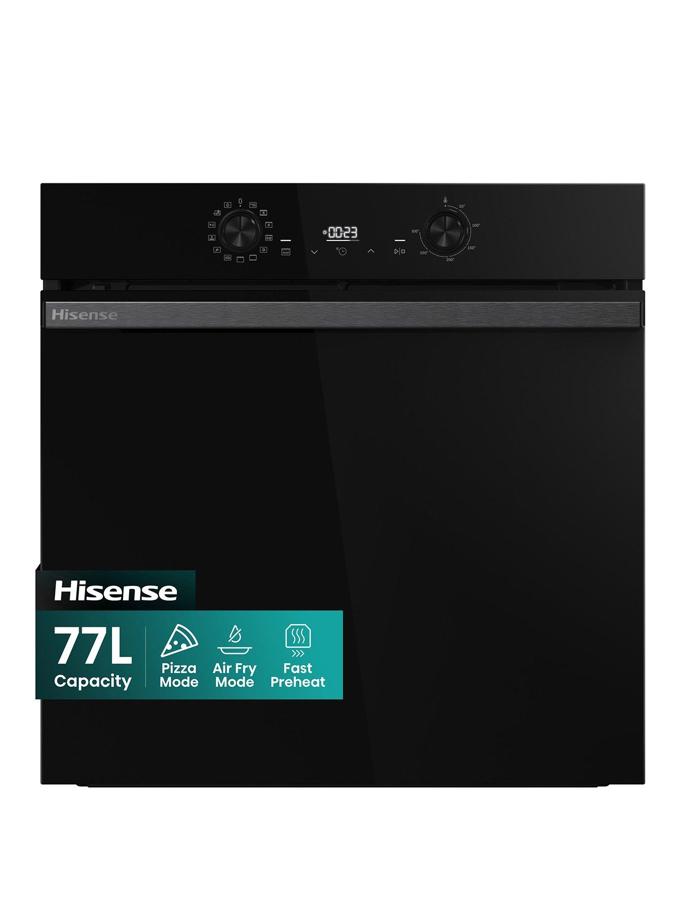 Hisense Hi2 BI626PBUPUK Built In Electric Single Pyrolytic Oven - Jet Black