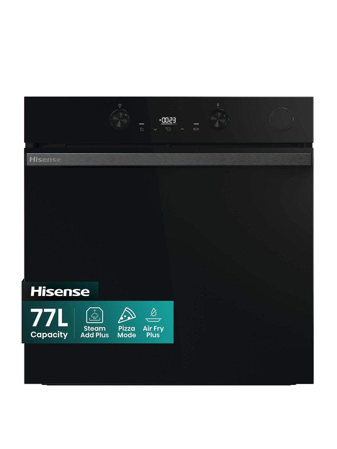 Hisense Hi4 BlackLine BSA66226ADBGUK Built In Electric Single Steam Add Plus Oven - Jet Black