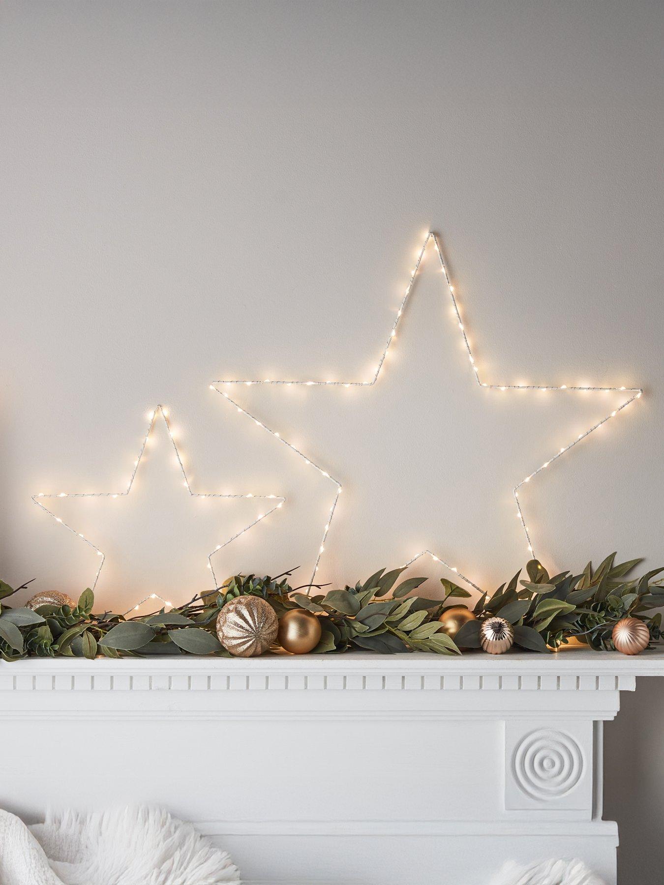 Lights4Fun Osby Star Window Light Bundle