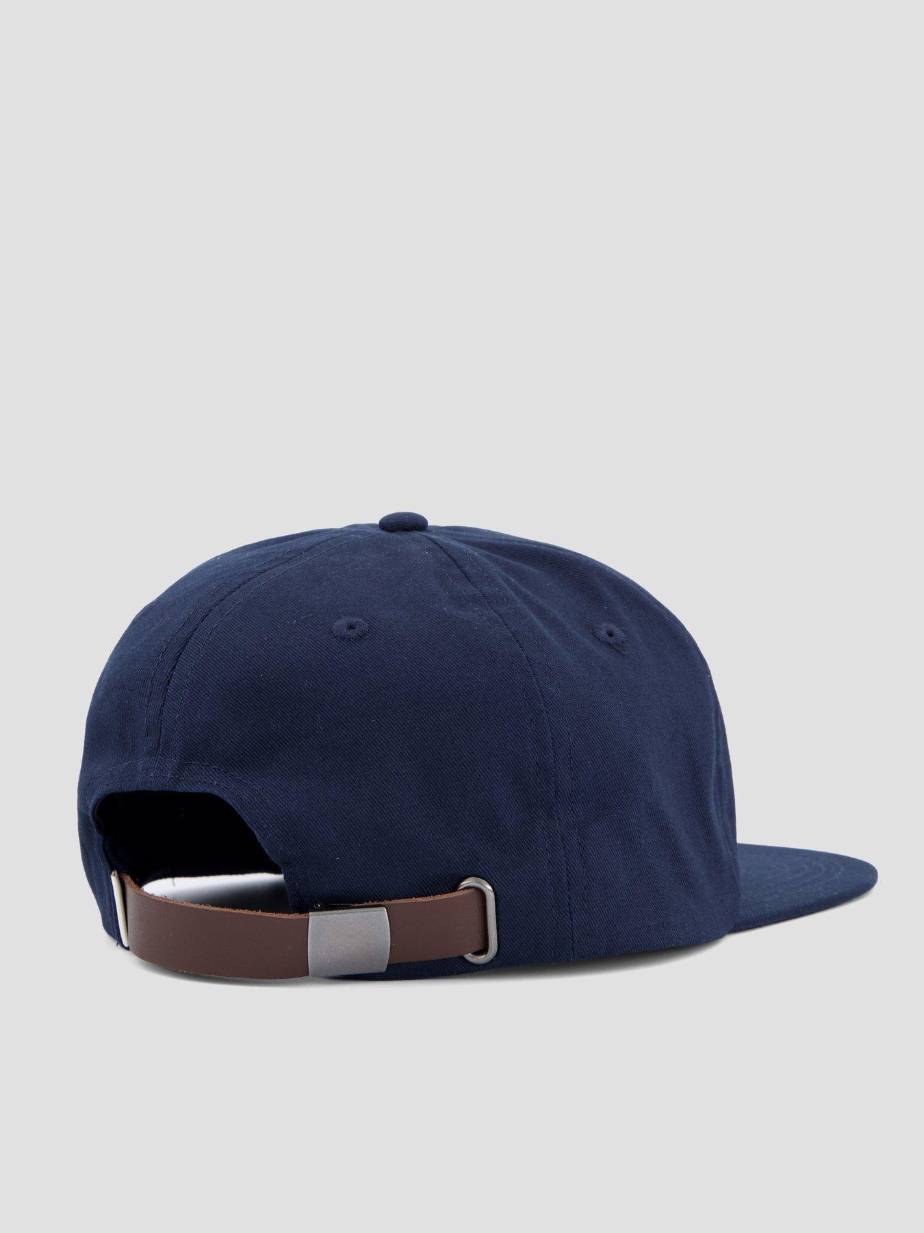 Image 4 of 4 of Les Deux Ivy League Organic Letterman Cap - Navy