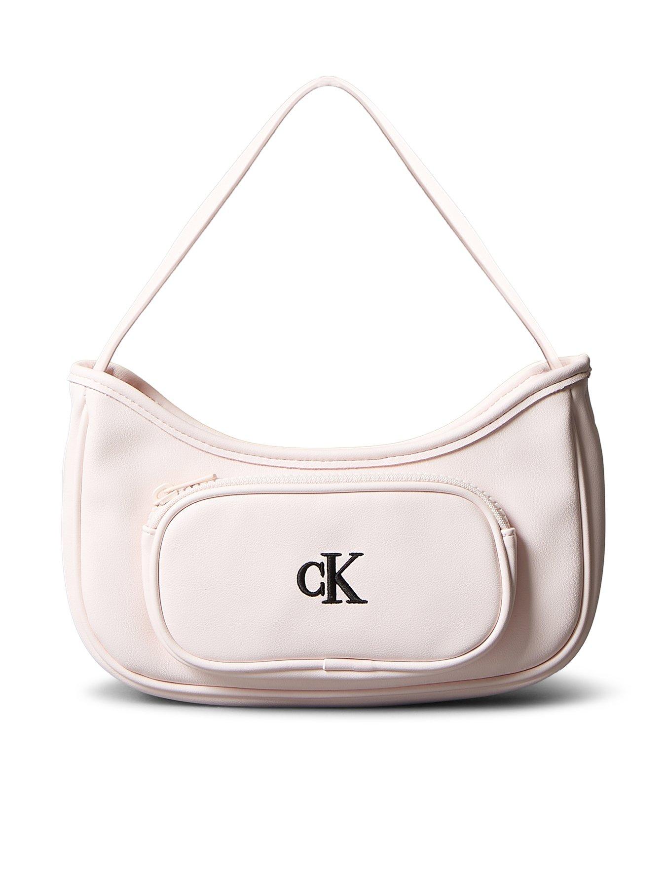 Calvin Klein Girls CK Shoulder Bag - Pink