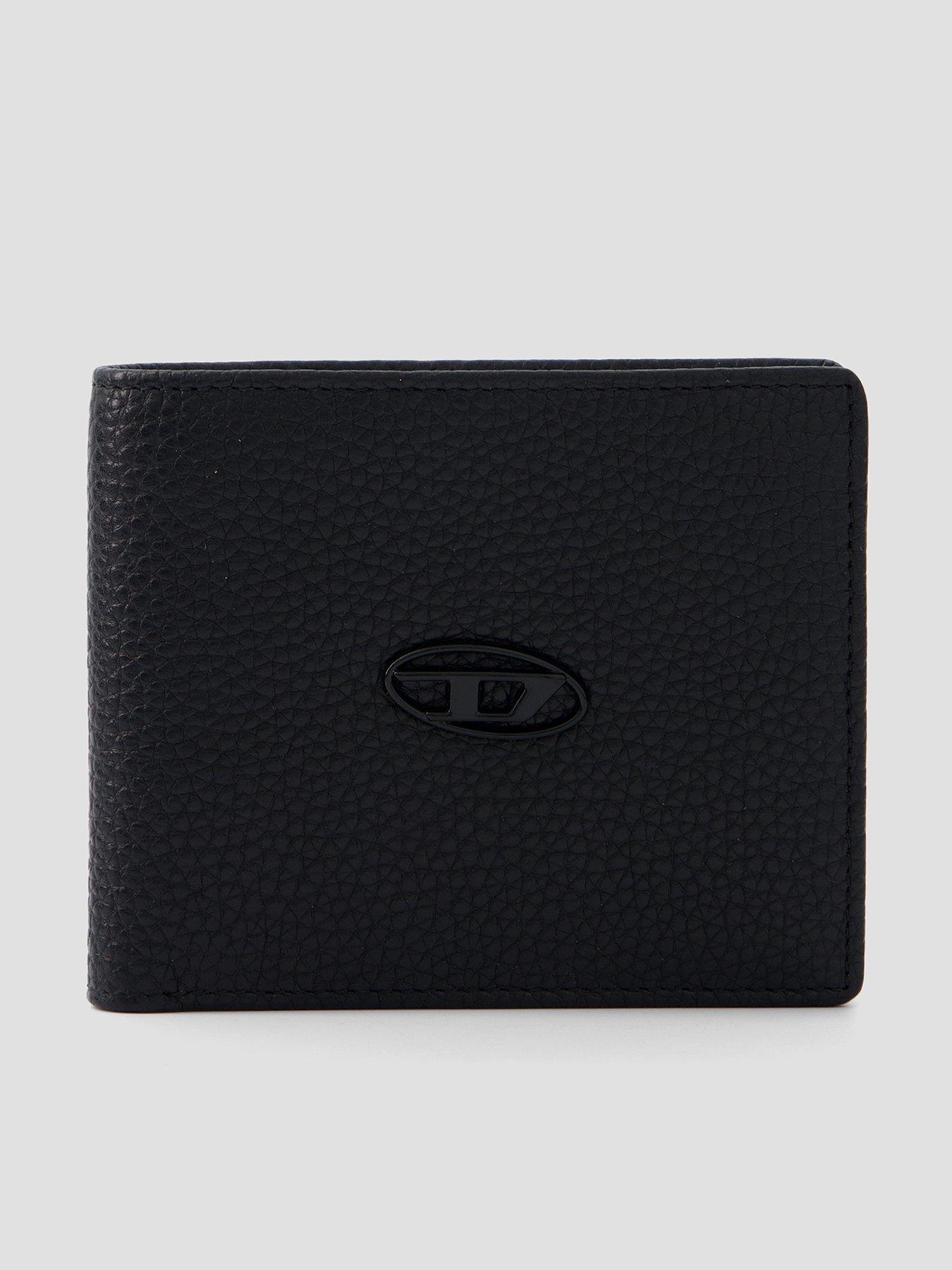 Diesel D-Oval Bi-Fold Wallet - Black