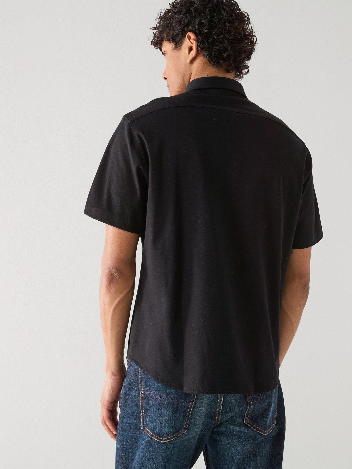 Image 2 of 6 of BOSS Motion Relaxed Fit Shirts - Black