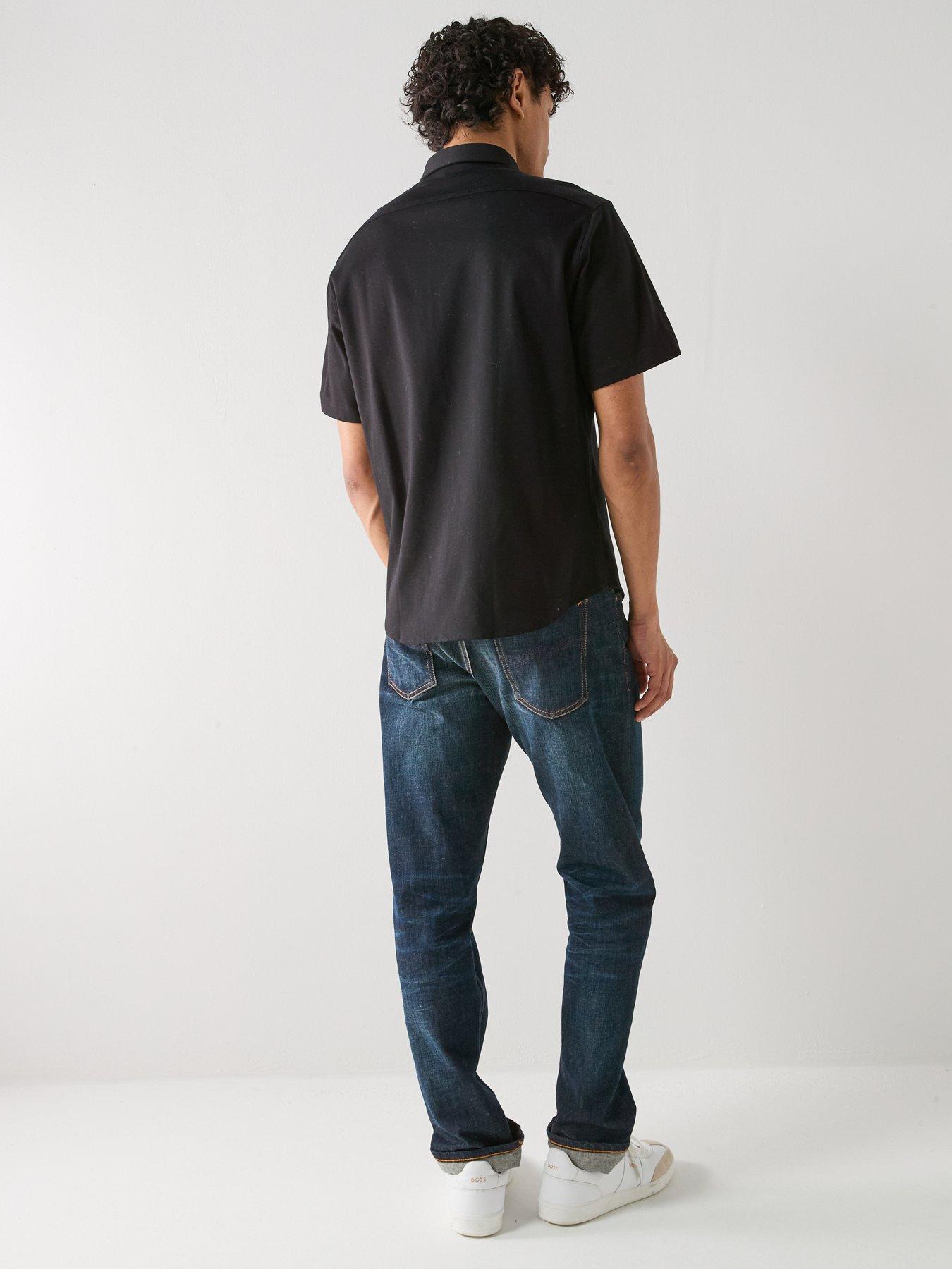 Image 5 of 6 of BOSS Motion Relaxed Fit Shirts - Black