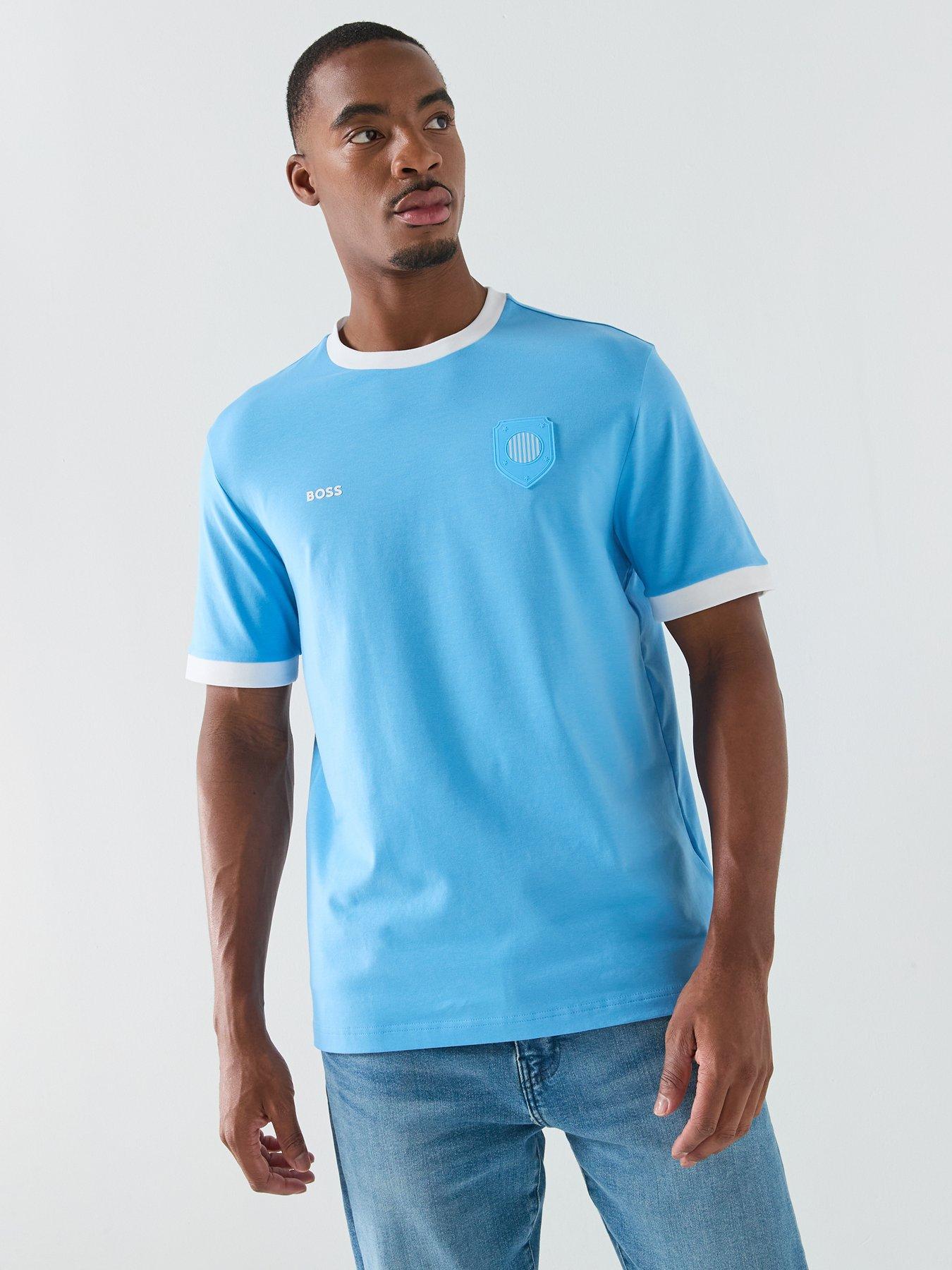 BOSS Lux Argentina World Cup T-Shirt - Light Blue