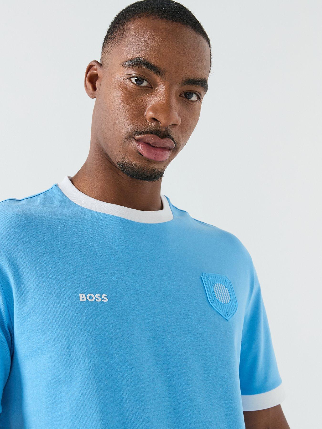 BOSS Lux Argentina World Cup T-Shirt - Light Blue | Very