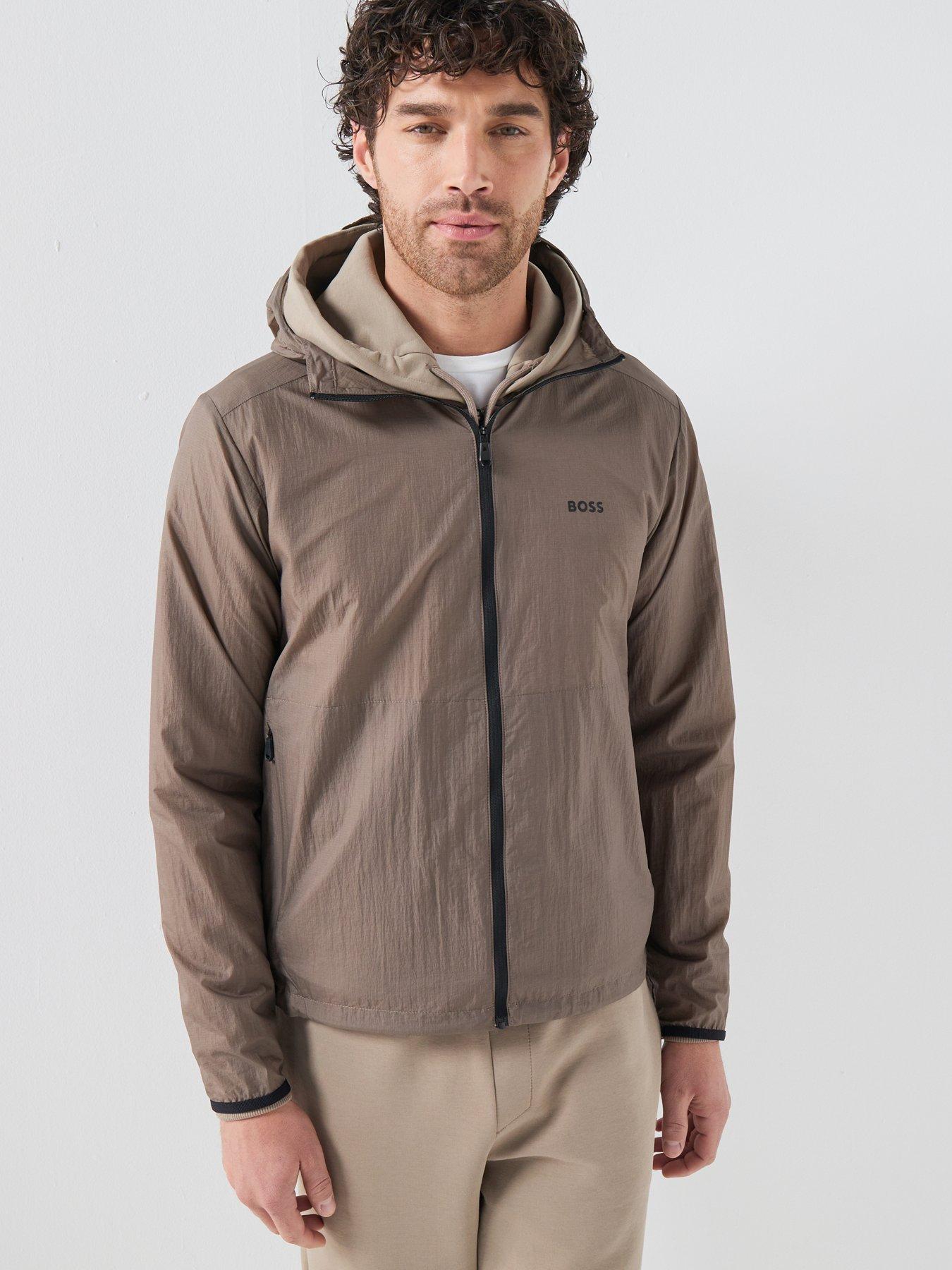 Image 4 of 6 of BOSS Airynix Lightweight Shell Jacket - Light Green