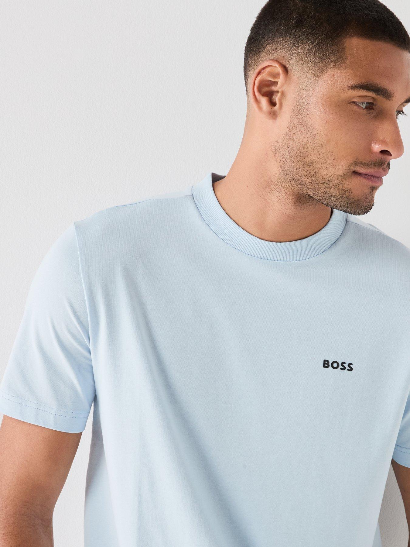 Image 4 of 6 of BOSS Logo T-Shirt - Light Blue