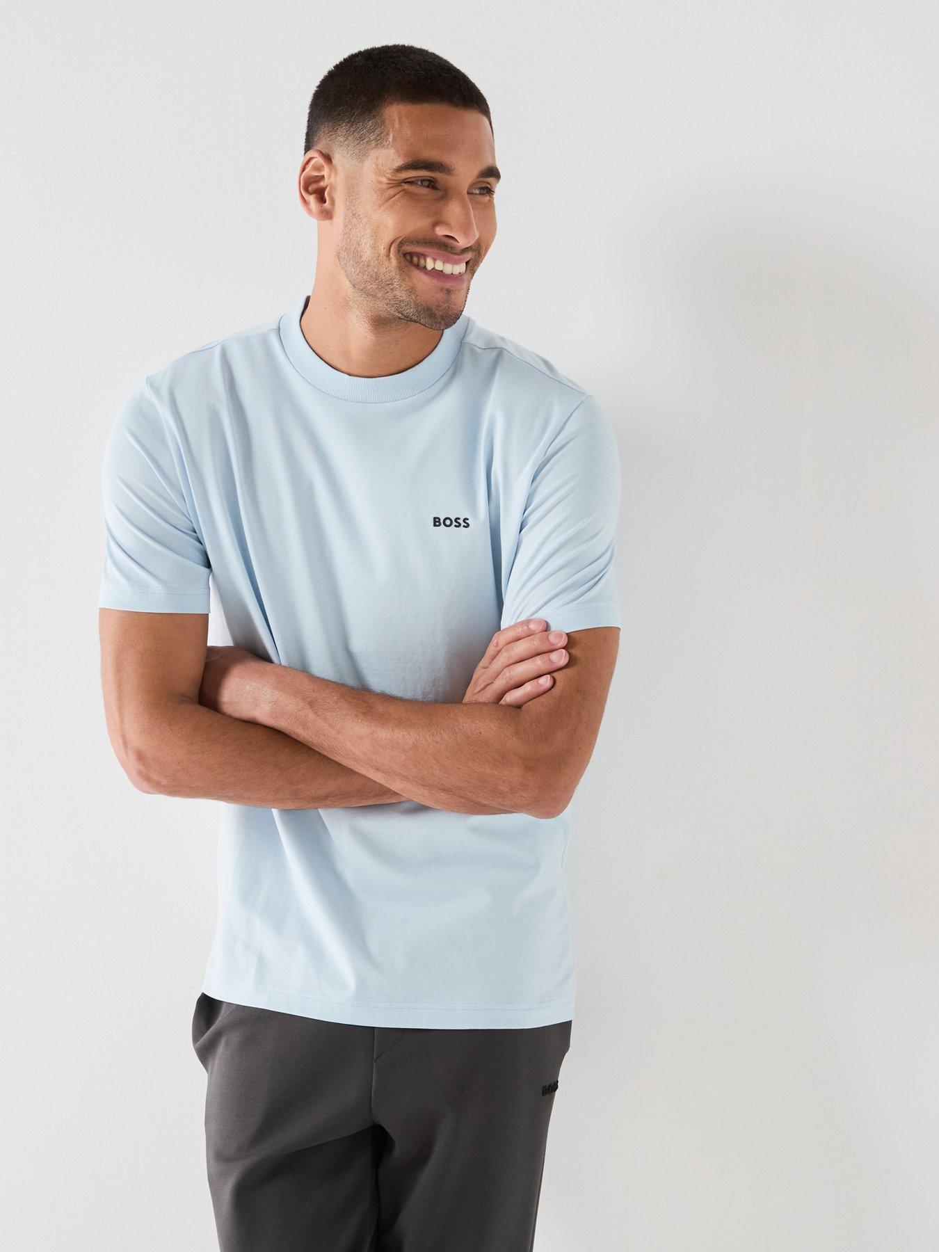Image 6 of 6 of BOSS Logo T-Shirt - Light Blue