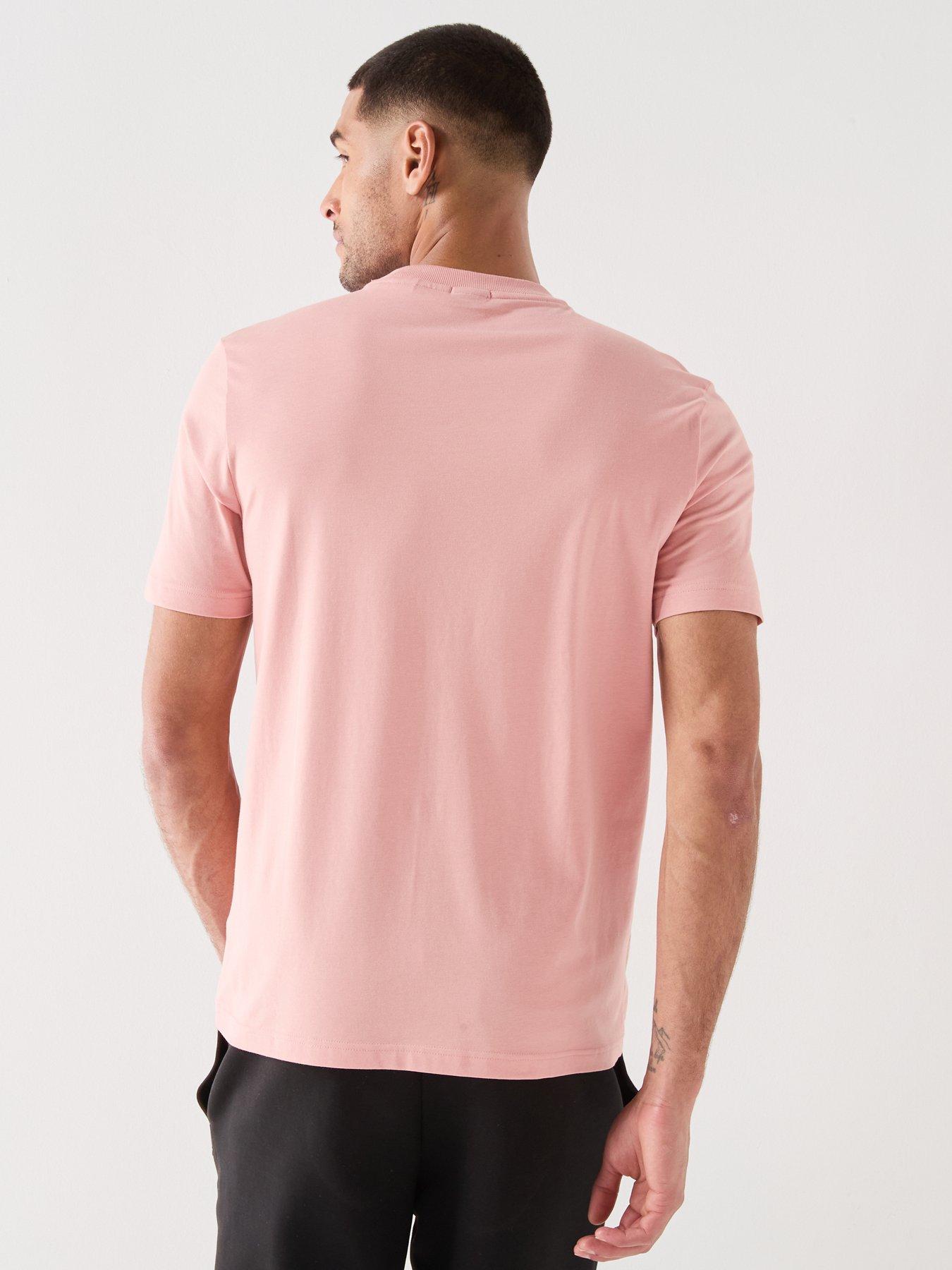 Image 2 of 6 of BOSS Tee Regular Fit T-Shirt - Light Pink