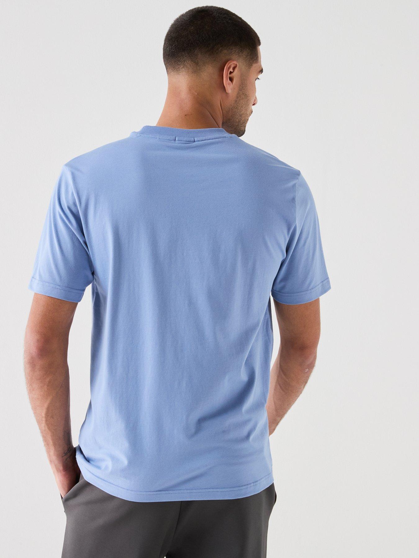 Image 2 of 6 of BOSS Logo Pattern T-Shirt - Light Blue
