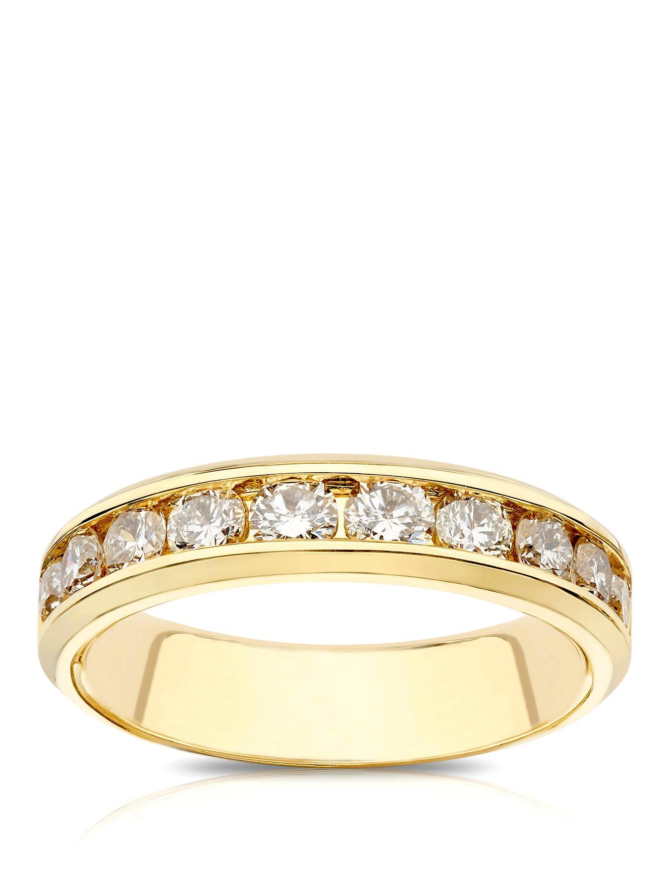 H. Samuel 18Ct Gold Channel Set Eternity 1Ct Diamond Ring