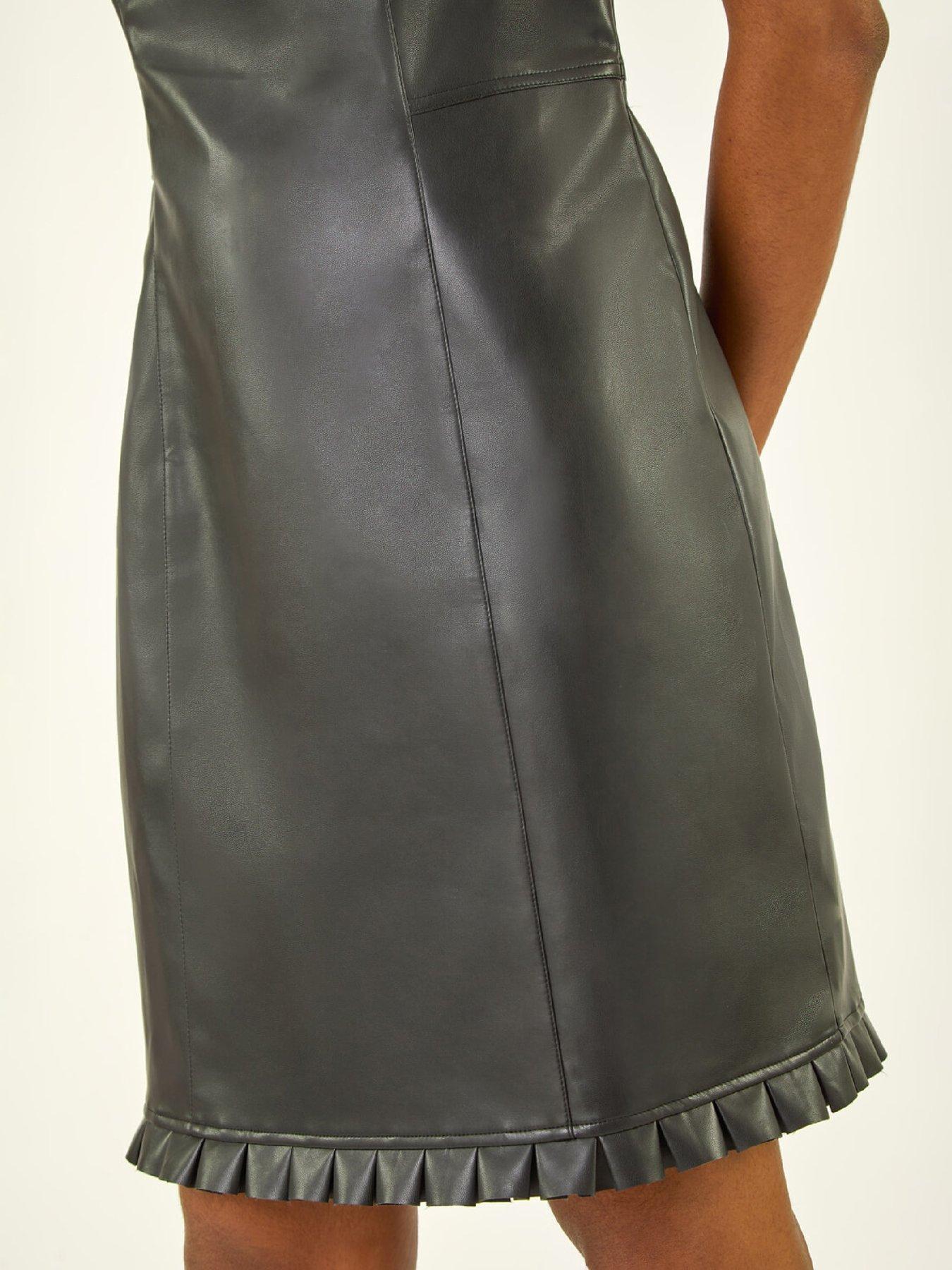 Image 5 of 5 of Roman Pinafore Pleated A-line Dress