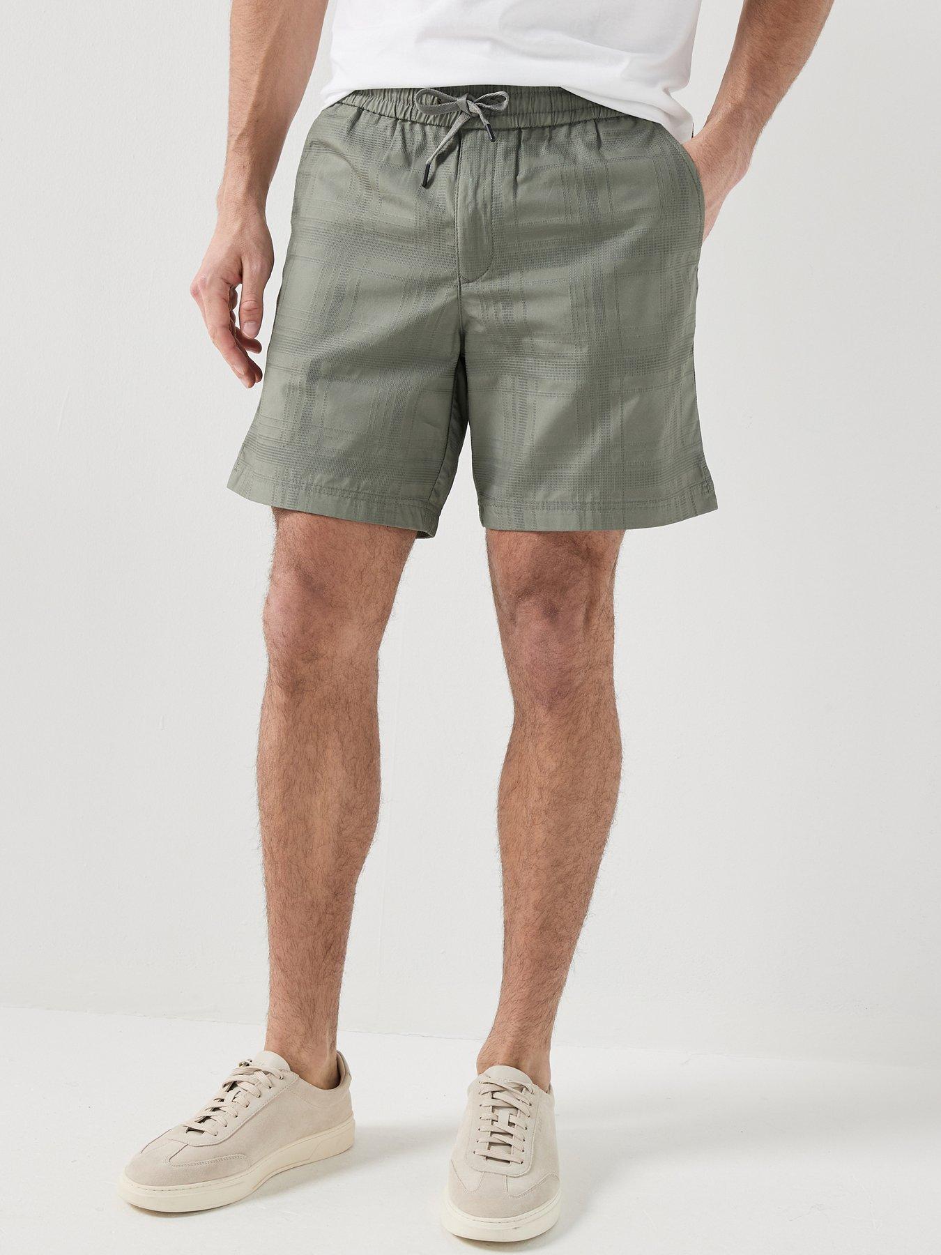 BOSS Sandrew_6 Self Check Shorts - Dark Khaki