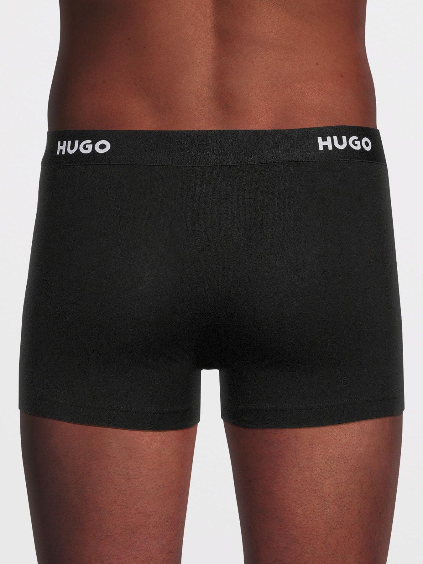 Image 3 of 4 of HUGO Bodywear Triplet 3 Pack Printed Trunks - Assorted