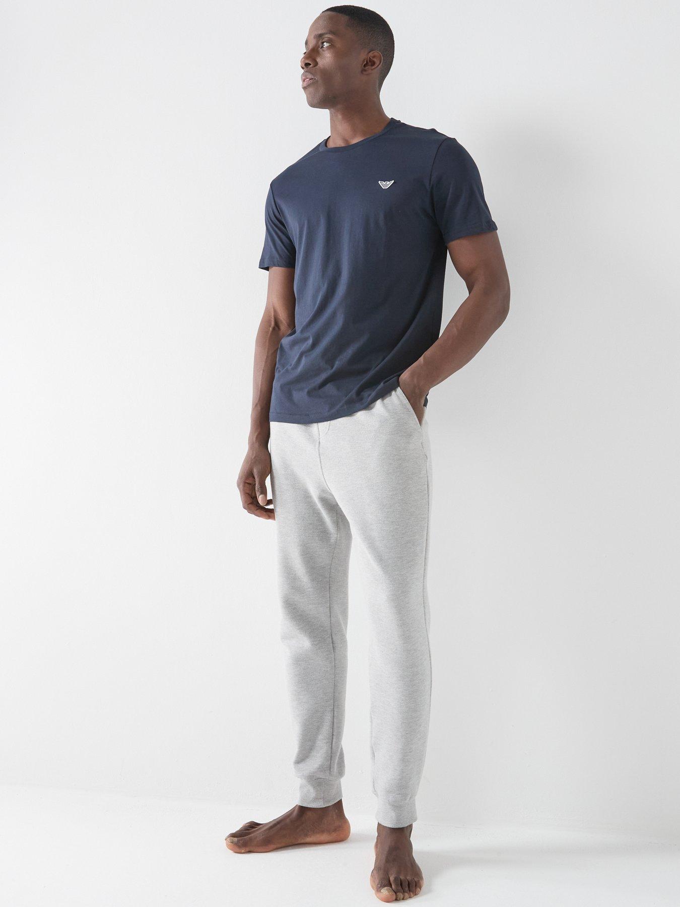 Image 3 of 4 of Emporio Armani Bodywear Essential Crew Neck T-Shirt - Dark Blue