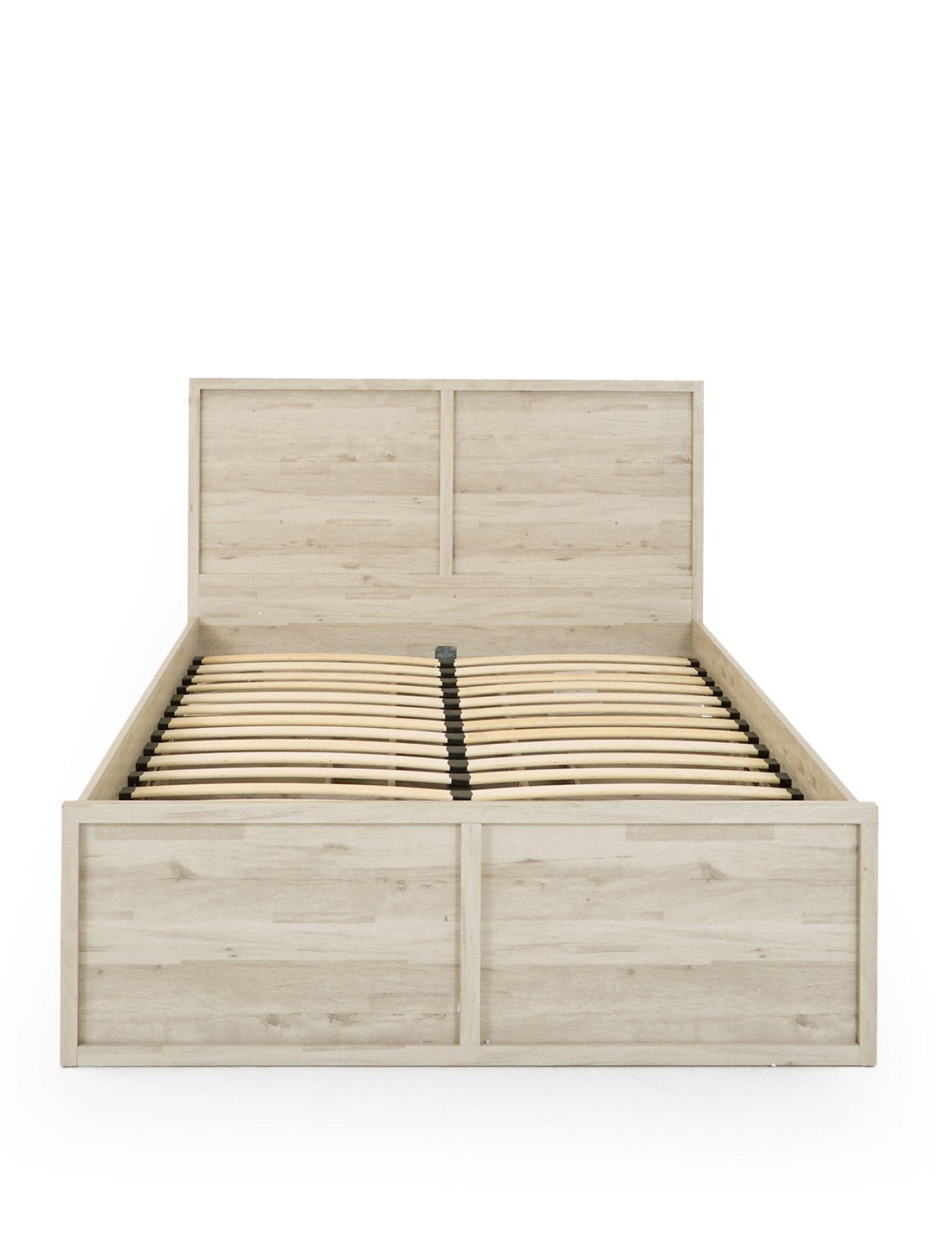 Image 2 of 7 of The Very Collection Harlem Storage Bed with Mattress Options (Buy &amp; SAVE!) - Grey Oak -&nbsp;FSC&reg; Certified